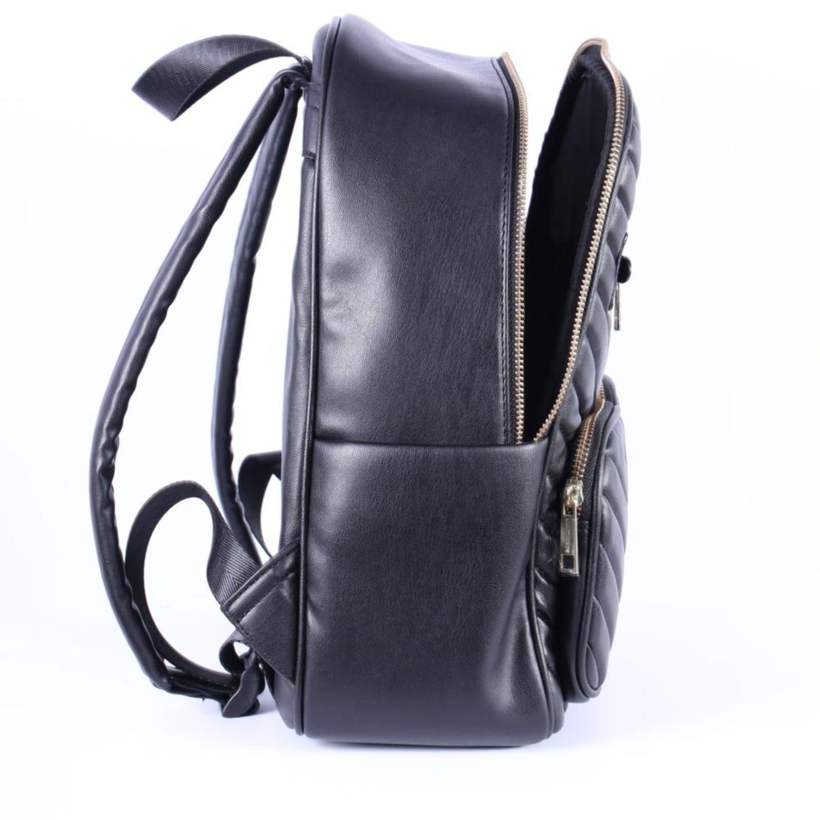 Vista 2 Mochila Feminina Via Marte Matelassê B2-723-01 Preto VIA MARTE incolor