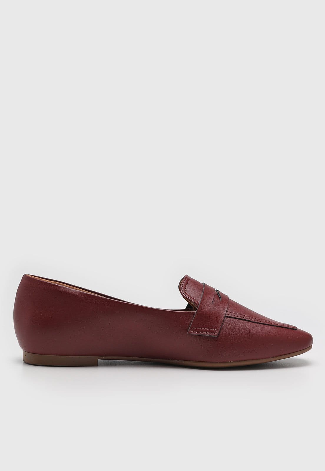 Vista 2 Mocassim cê Penny Loafer BEBECÊ vermelho