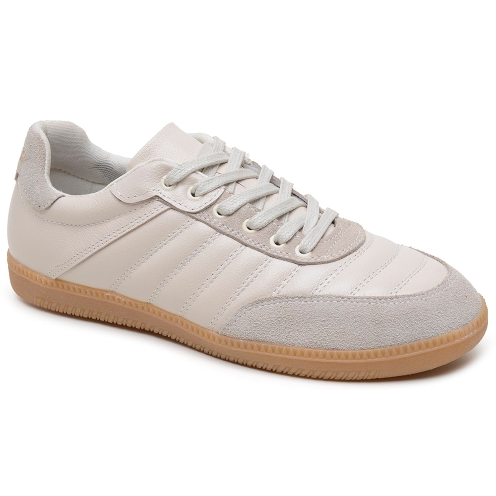 Tênis Feminino Couro Legítimo Amanda Estilo Casual Ultra Resistente Confortável Macio Gelo