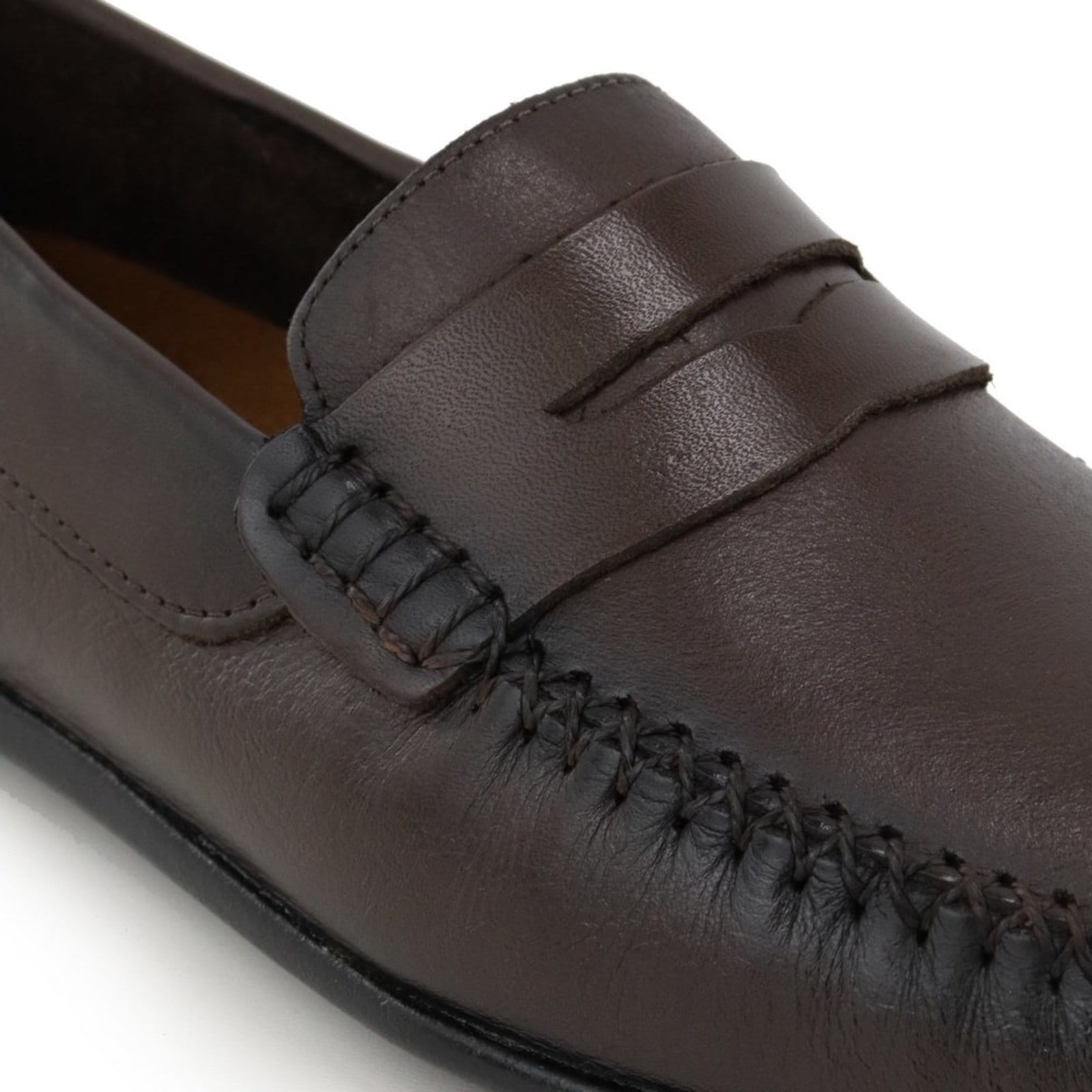 Vista 2 Mocassim Drive em Couro Masculino Café Yes Basic marrom