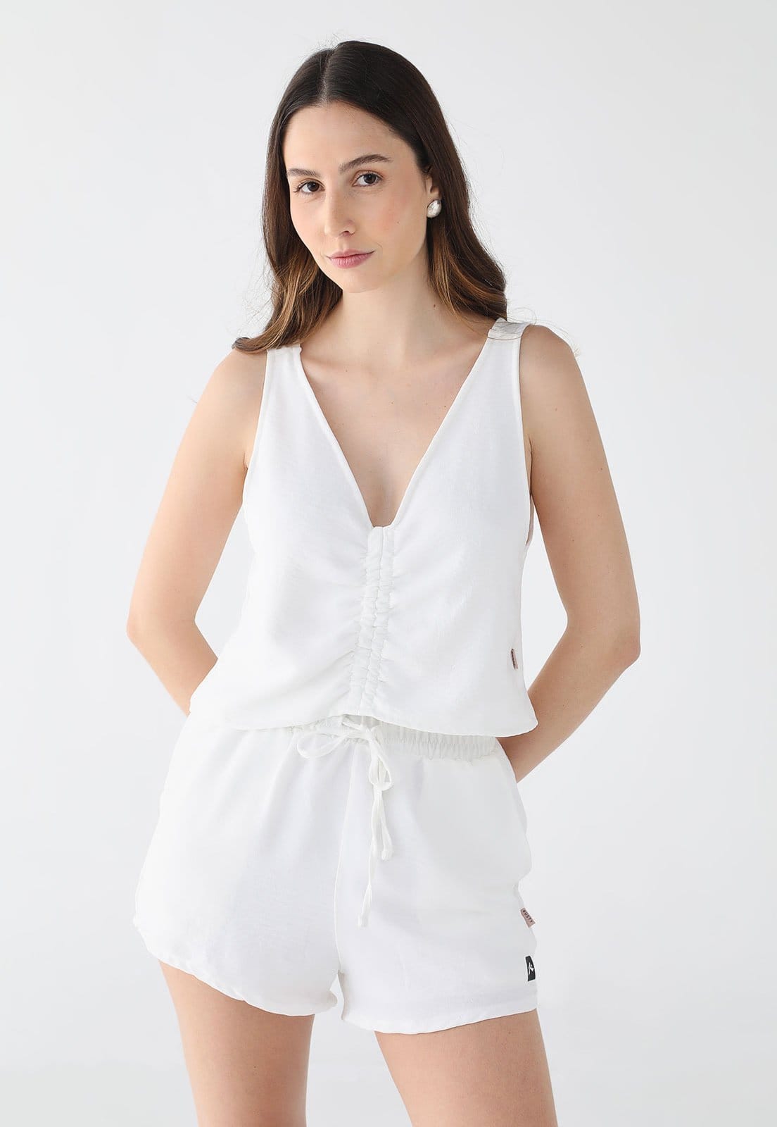 Conjunto Feminino Rusty Two Alças Decote V