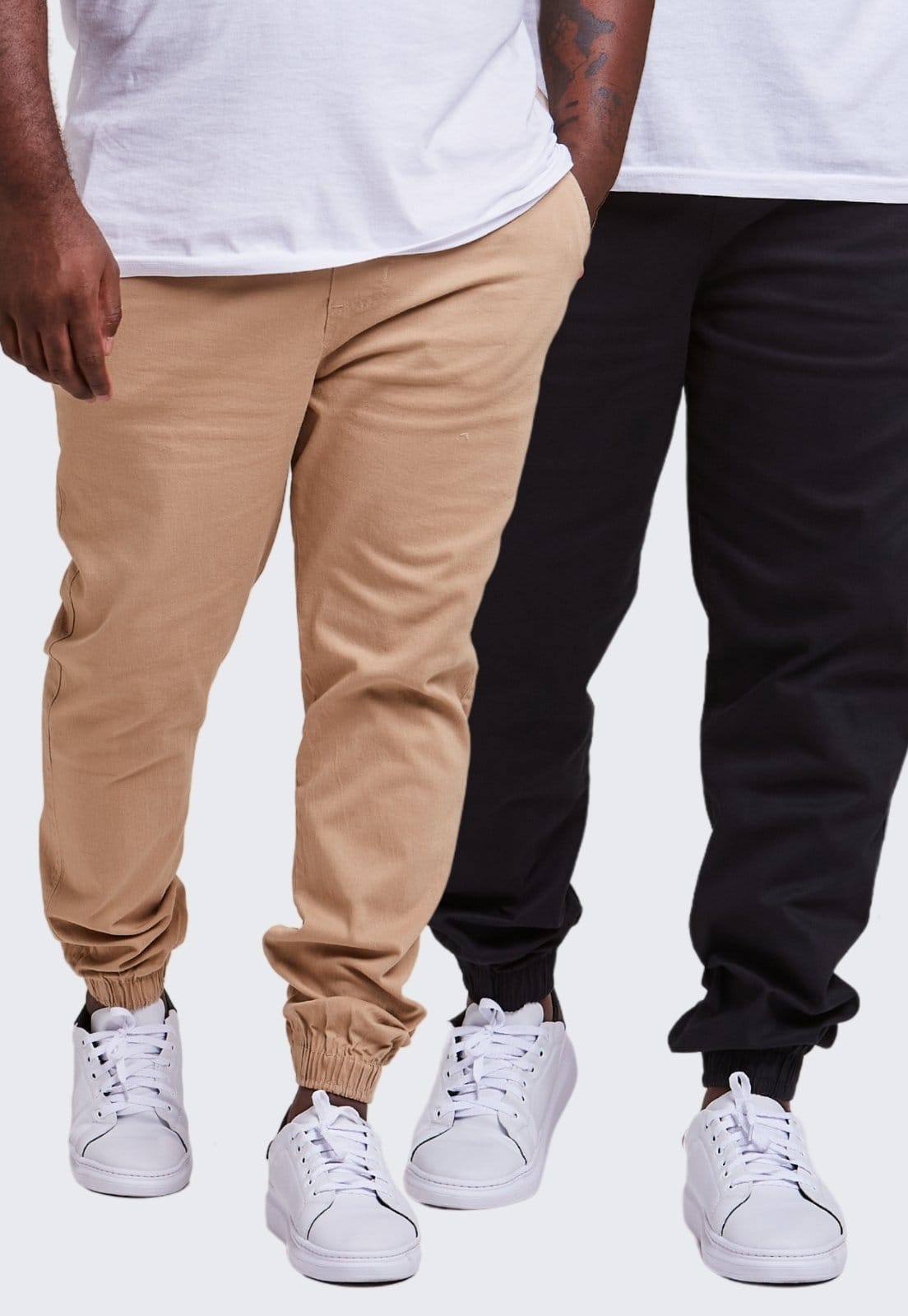 Kit 2 Calça Jogger Plus Size Masculina Com Punho Daze Modas e
