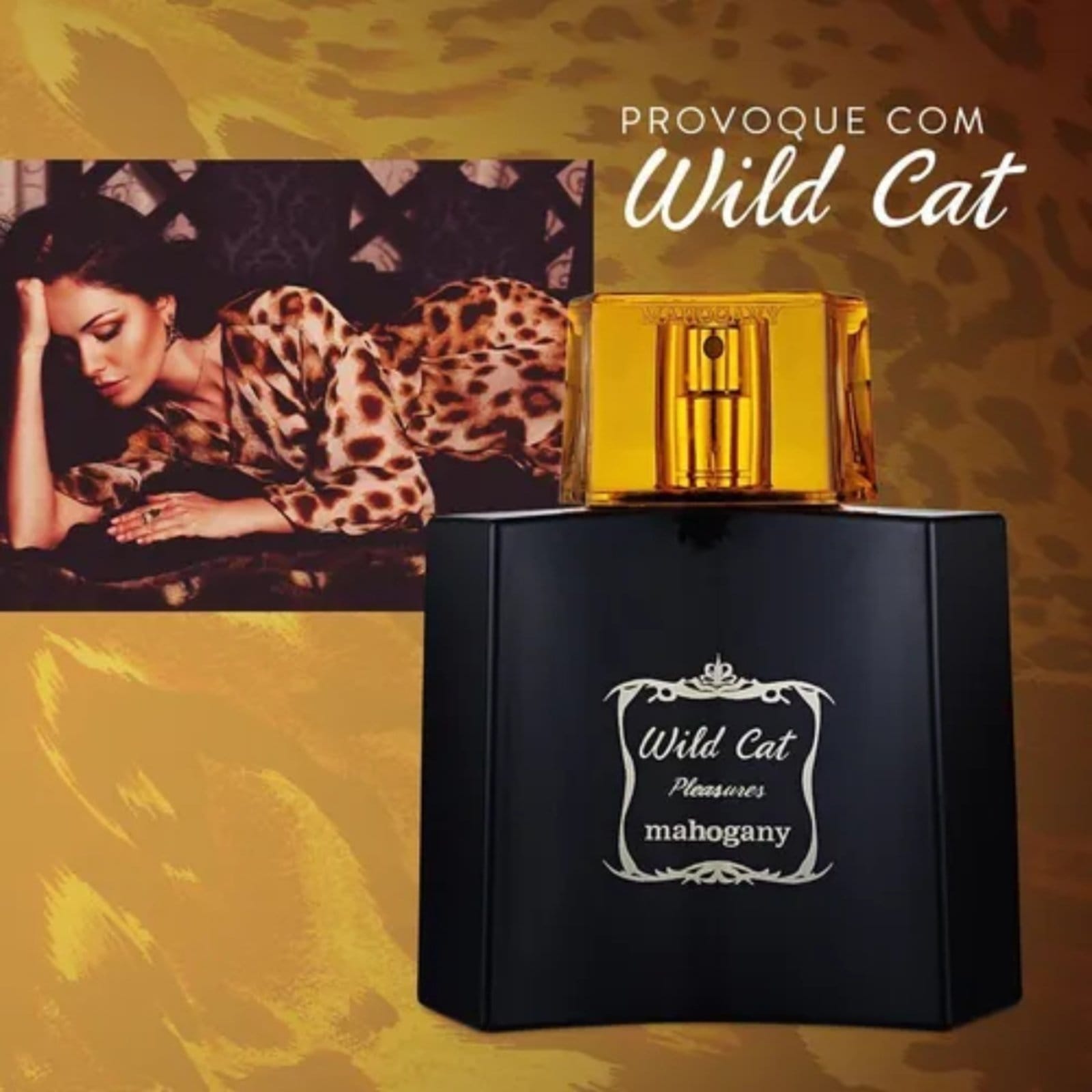 Vista 2 Fragrãncia Wild Cat Mahogany - Feminina Mahogany unico