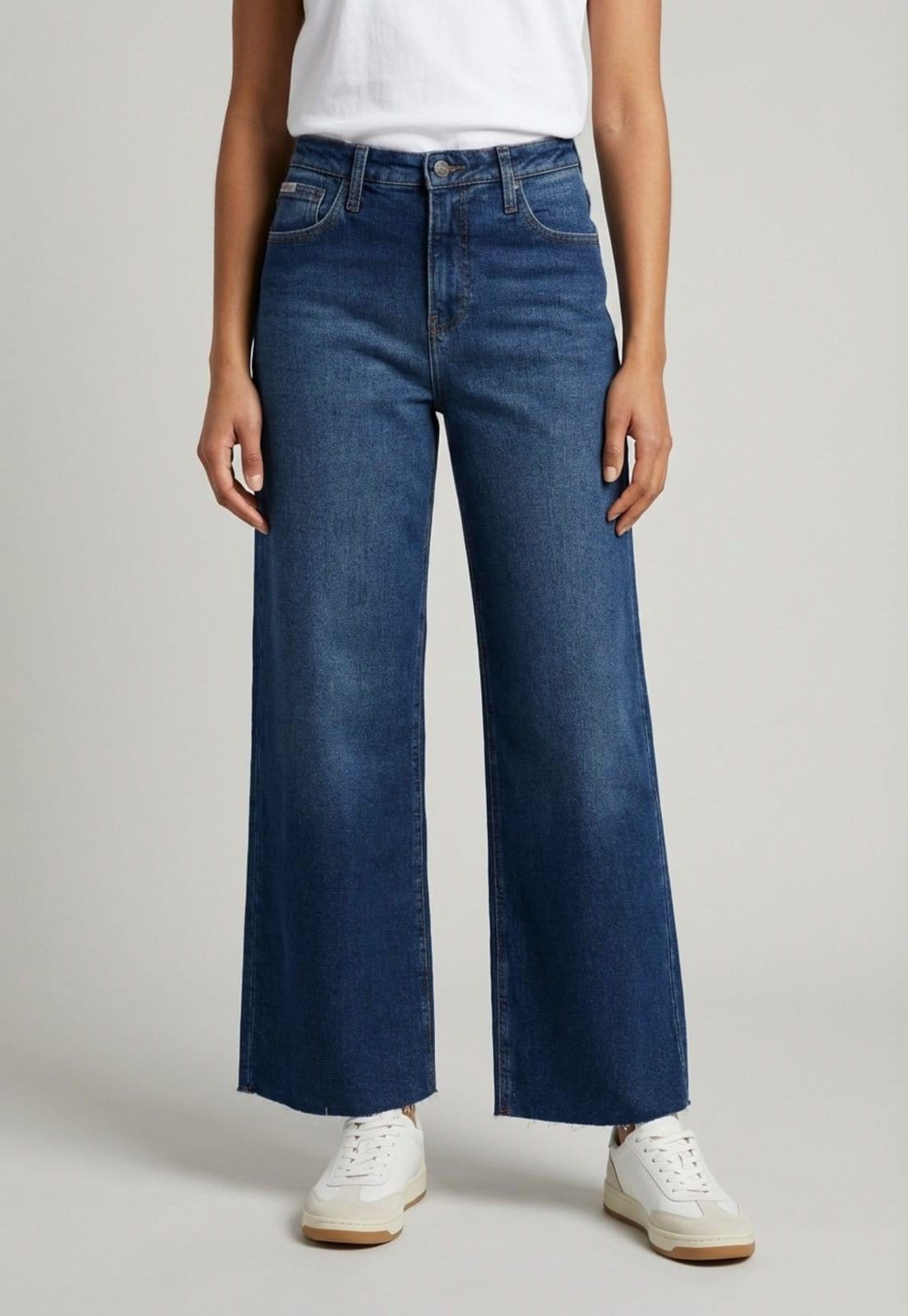 Calça Feminina Calvin Klein Jeans Wide Leg Cropped