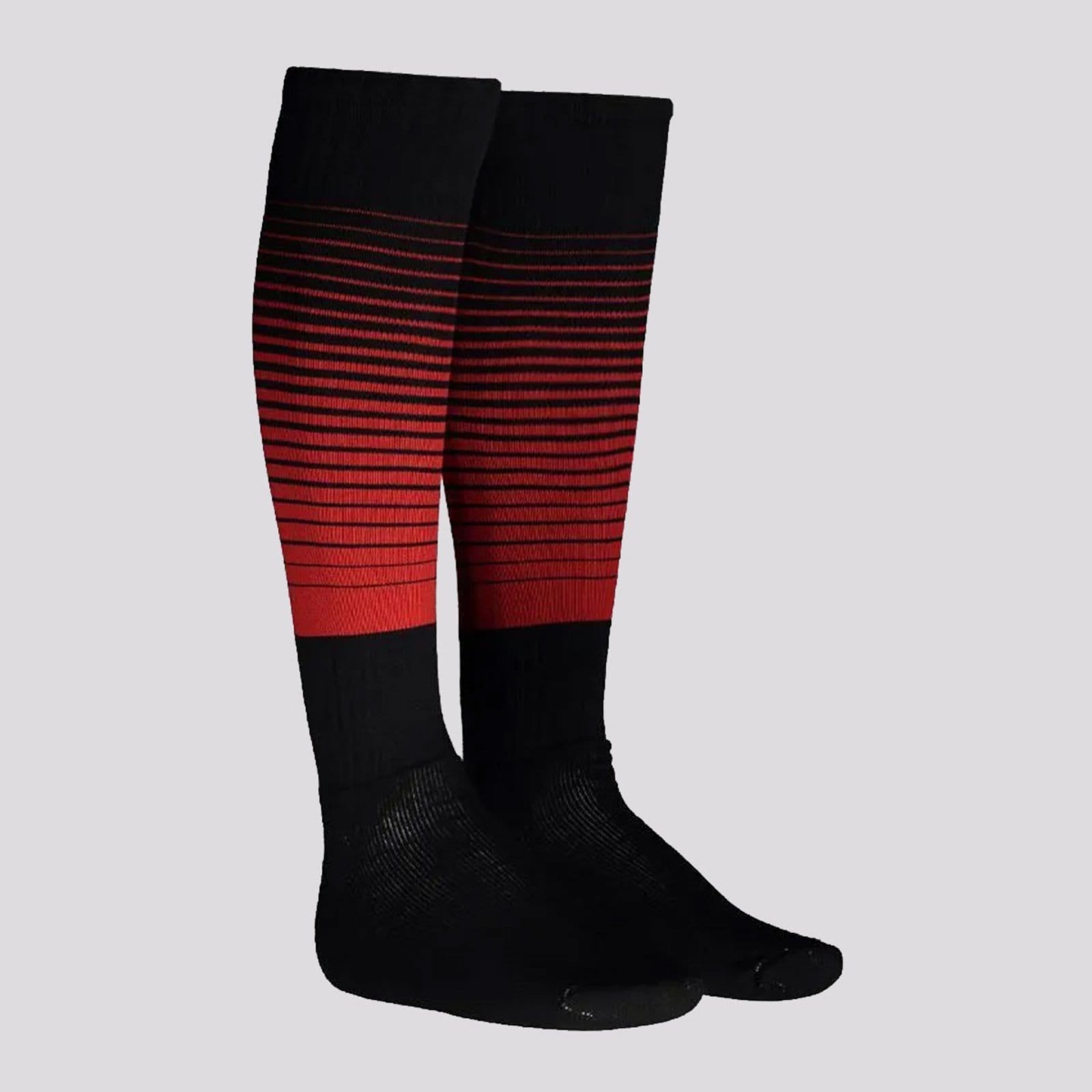 Meião Kanxa Profissional Degradê e Vermelho