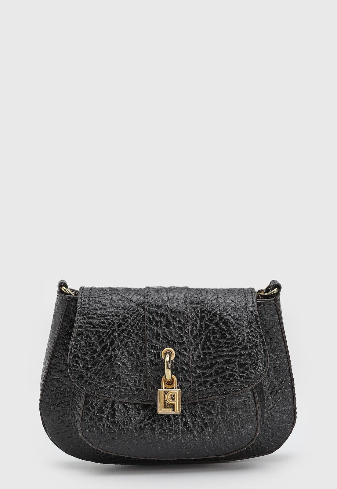 Bolsa Feminina Lança Perfume Modelo Estruturado Preta