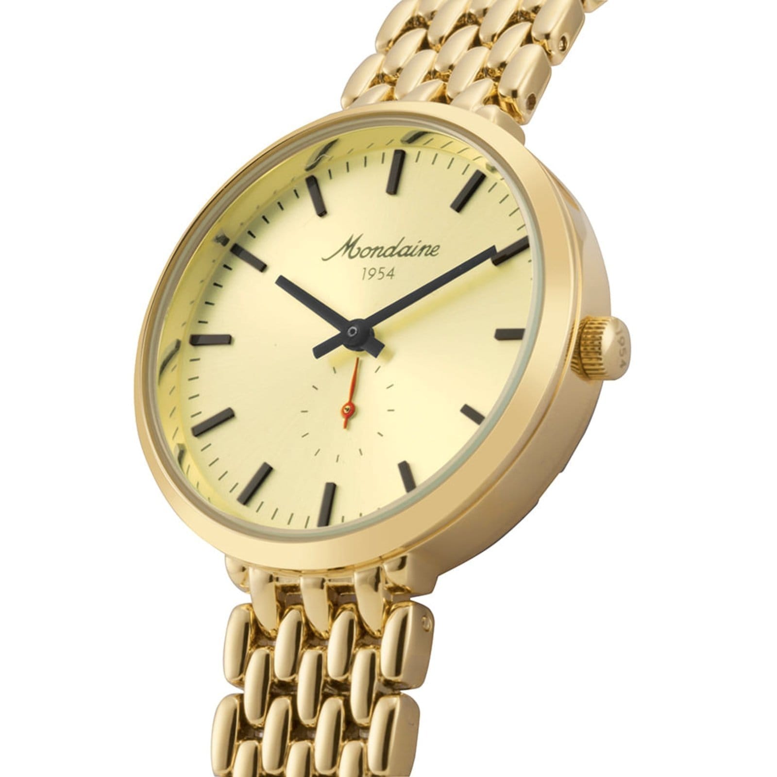 Vista 2 Relógio Feminino Index Completo Preto Mondaine dourado