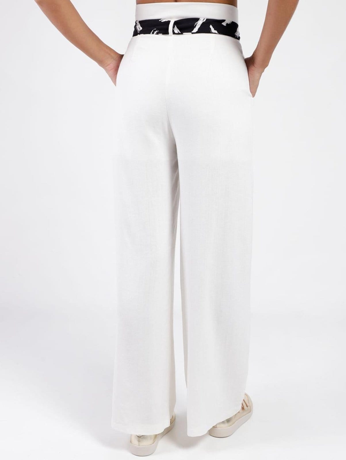 Vista 2 Calça Alfaiataria Autentique Feminina OFF WHITE Autentique off-white white