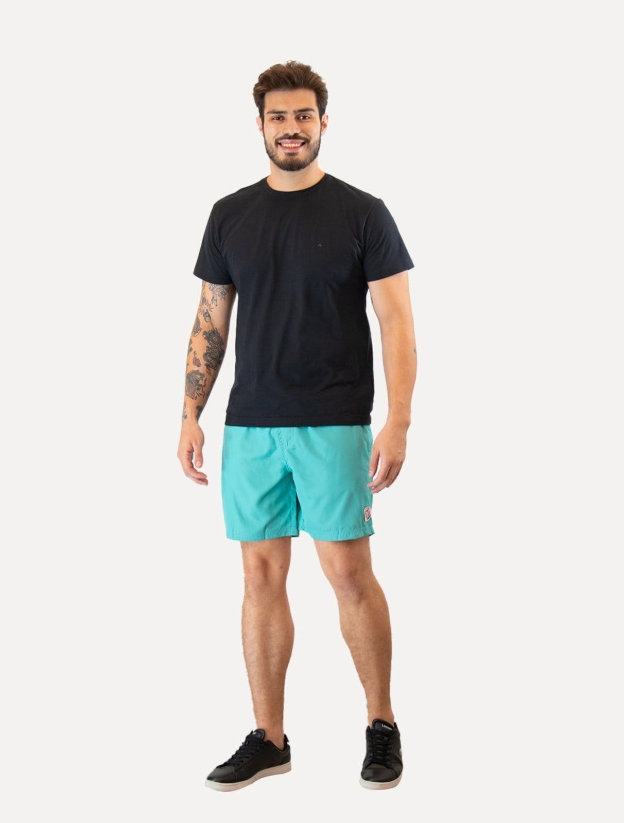Short Original Penguin Masculino D Água Basic Patch Sage - 2