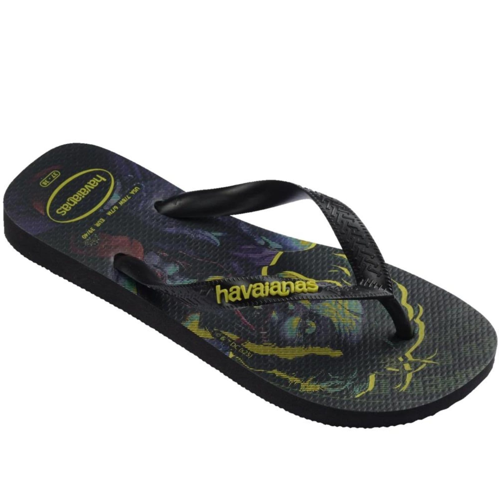 Chinelo Masculino Havaianas Herois Dc Preto - 2