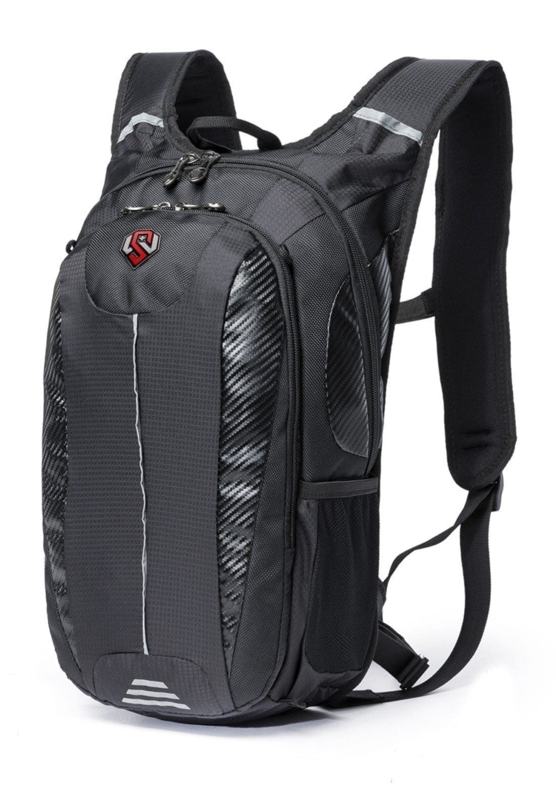 Vista 2 Mochila Camelback Masculina Térmica Bolsa de Agua Swissport preto