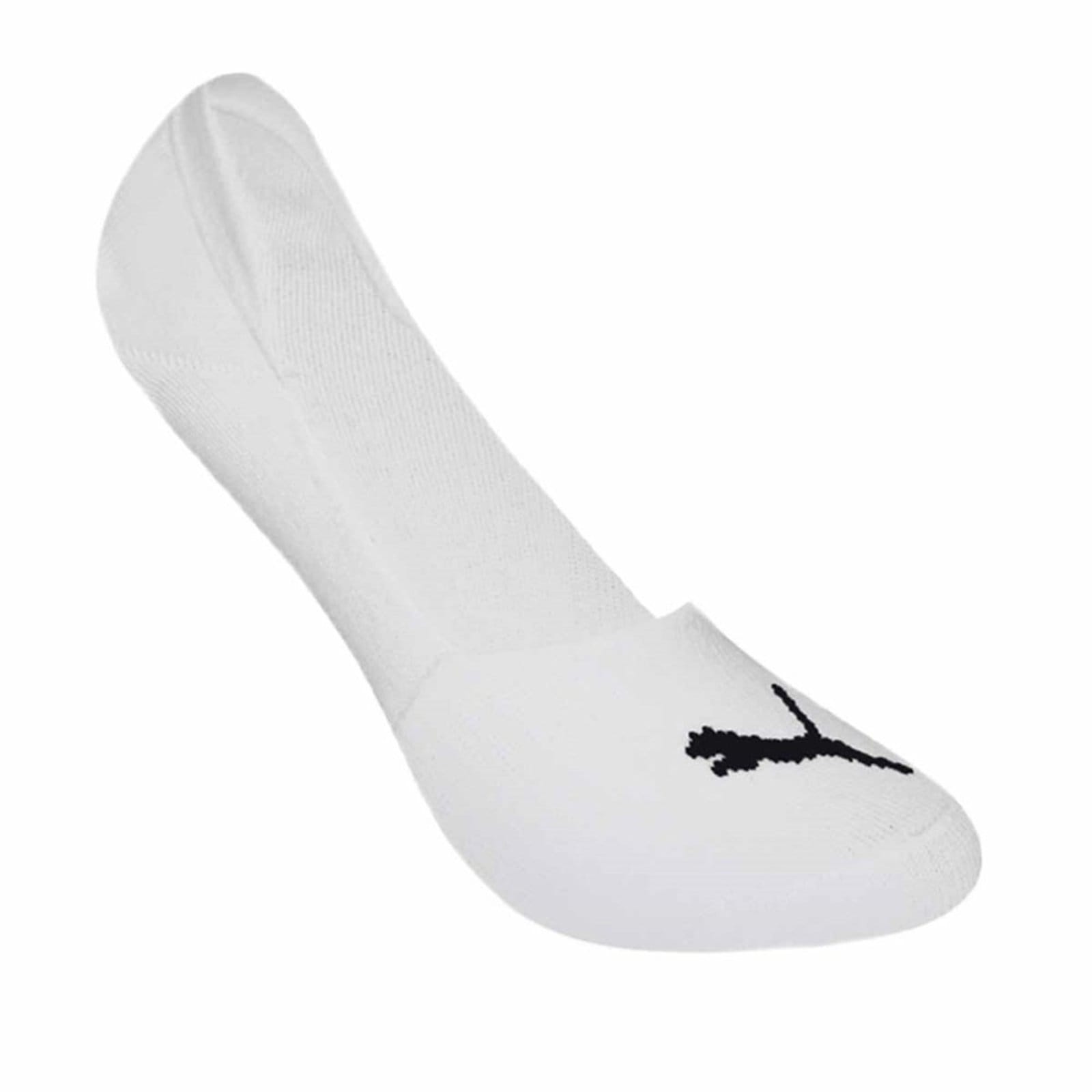 Vista 2 Kit 12 Pares de Meia Puma Invisível Puma branco