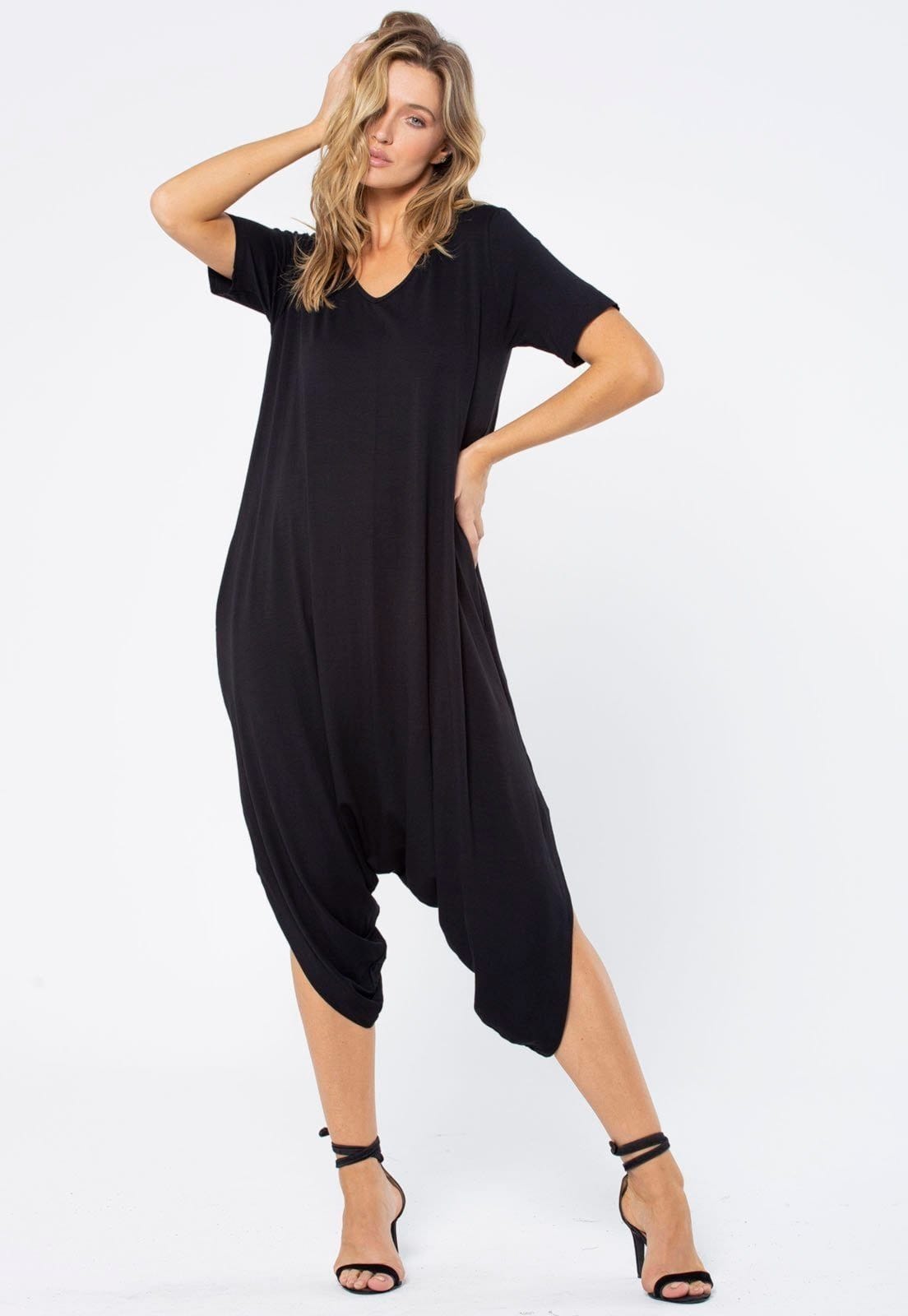 Macacão Saruel Amazonia Vital Malha Pantacourt com Manga