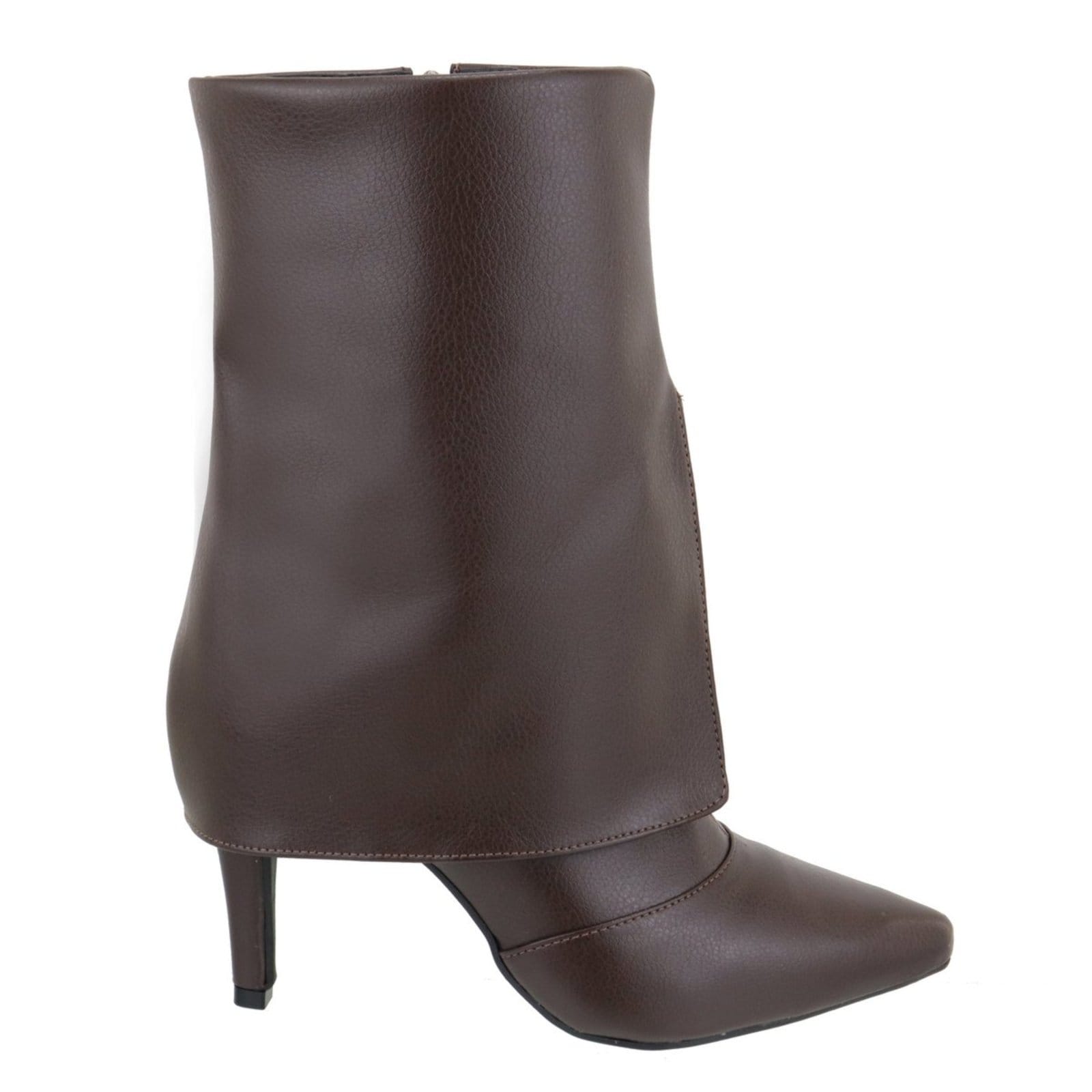 Bota Capa Flor da Pele Cano Curto Salto Alto 1795 Floter Machiatto