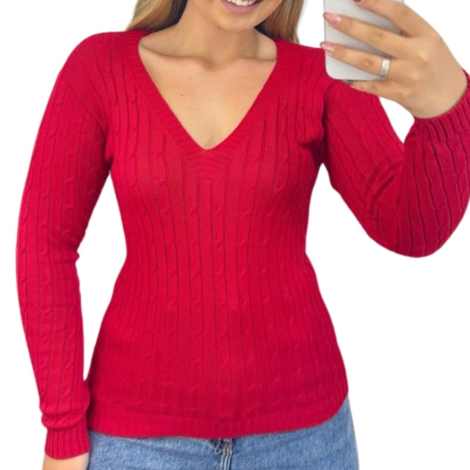 Blusa Suéter Industrie Feminino de Tricô Manga Longa - 2