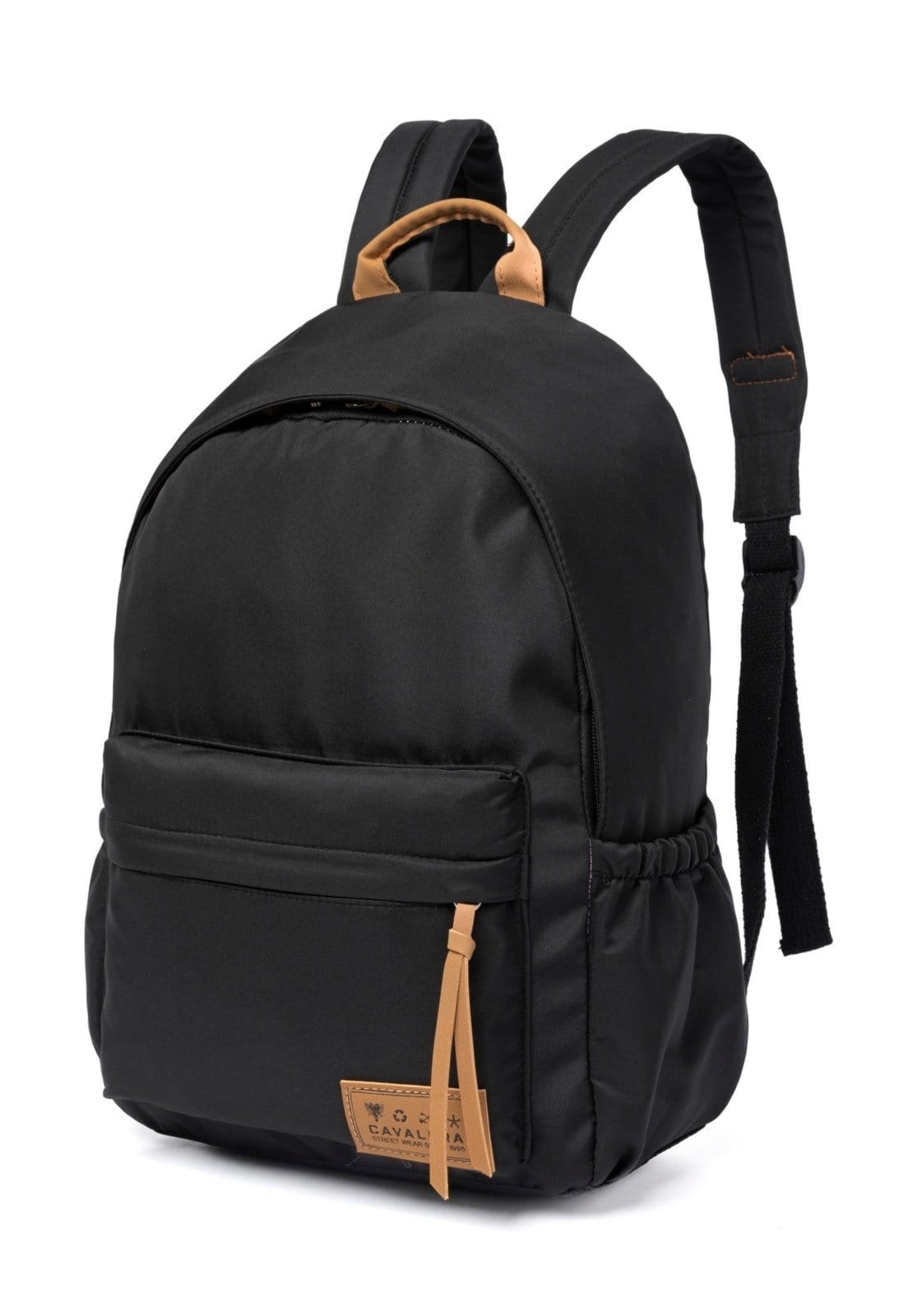 Vista 2 Mochila Bolsa Cavalera Escolar Faculdade Casual Masculina Resistente Cavalera preto