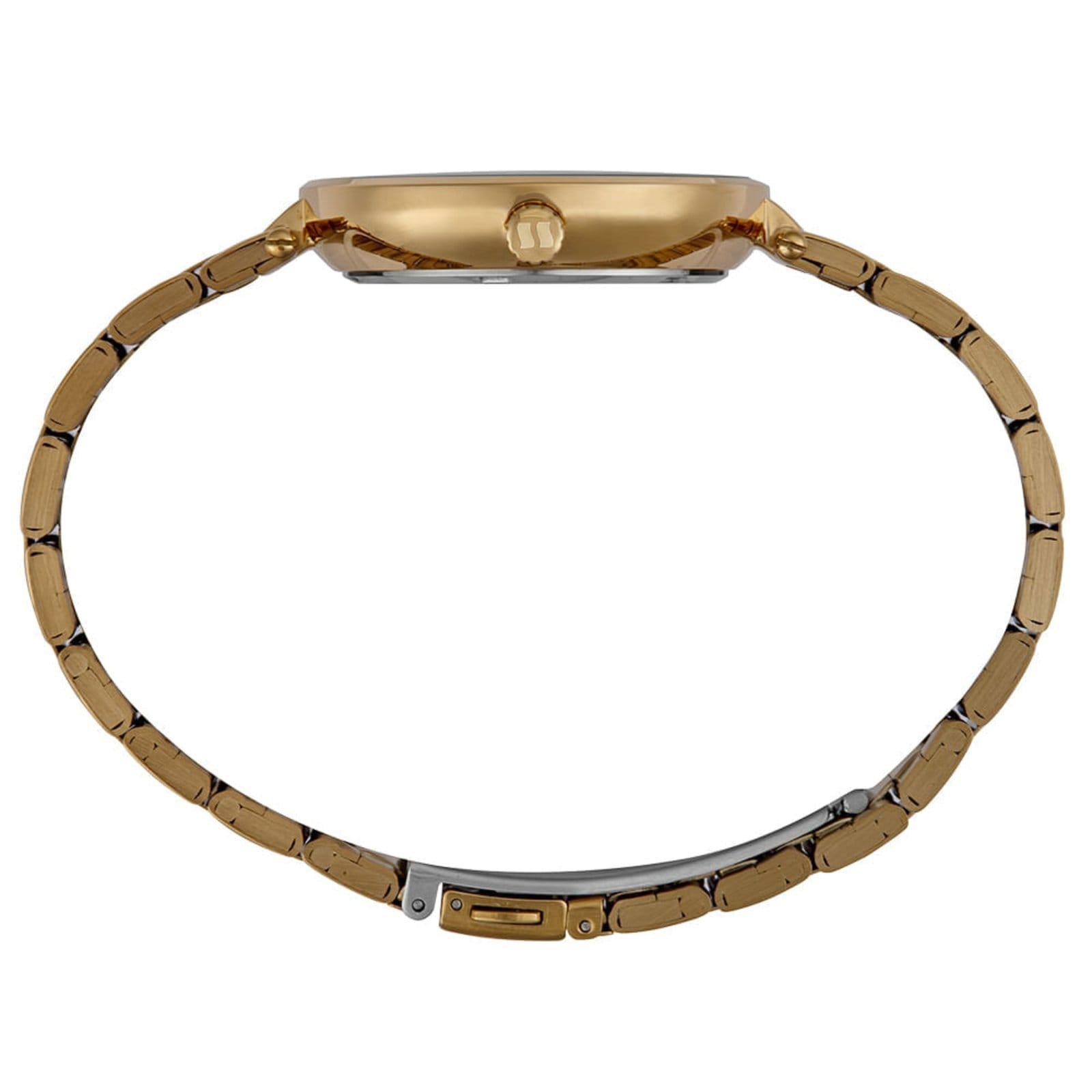 Vista 2 Relógio Feminino Analógico Cristais Visor Amplo Verde Seculus dourado verde