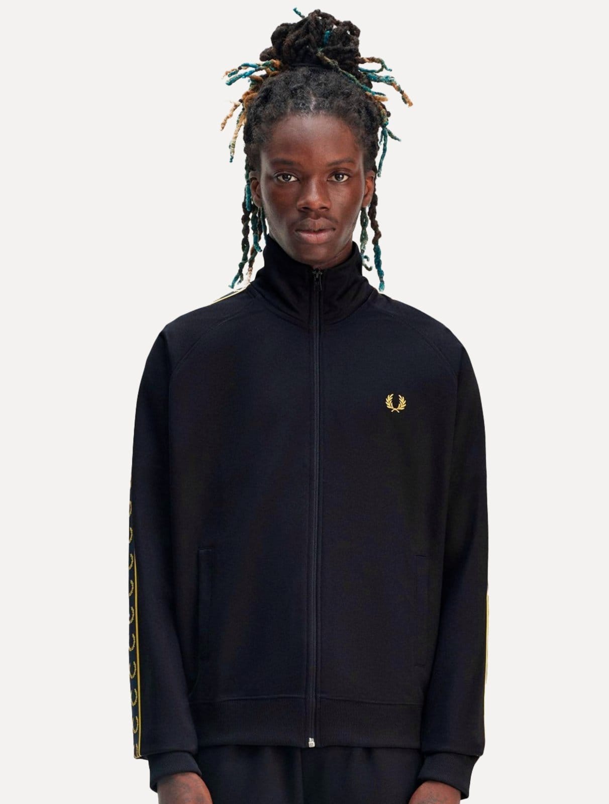 Jaqueta Fred Perry Masculina Contrast Tape Track