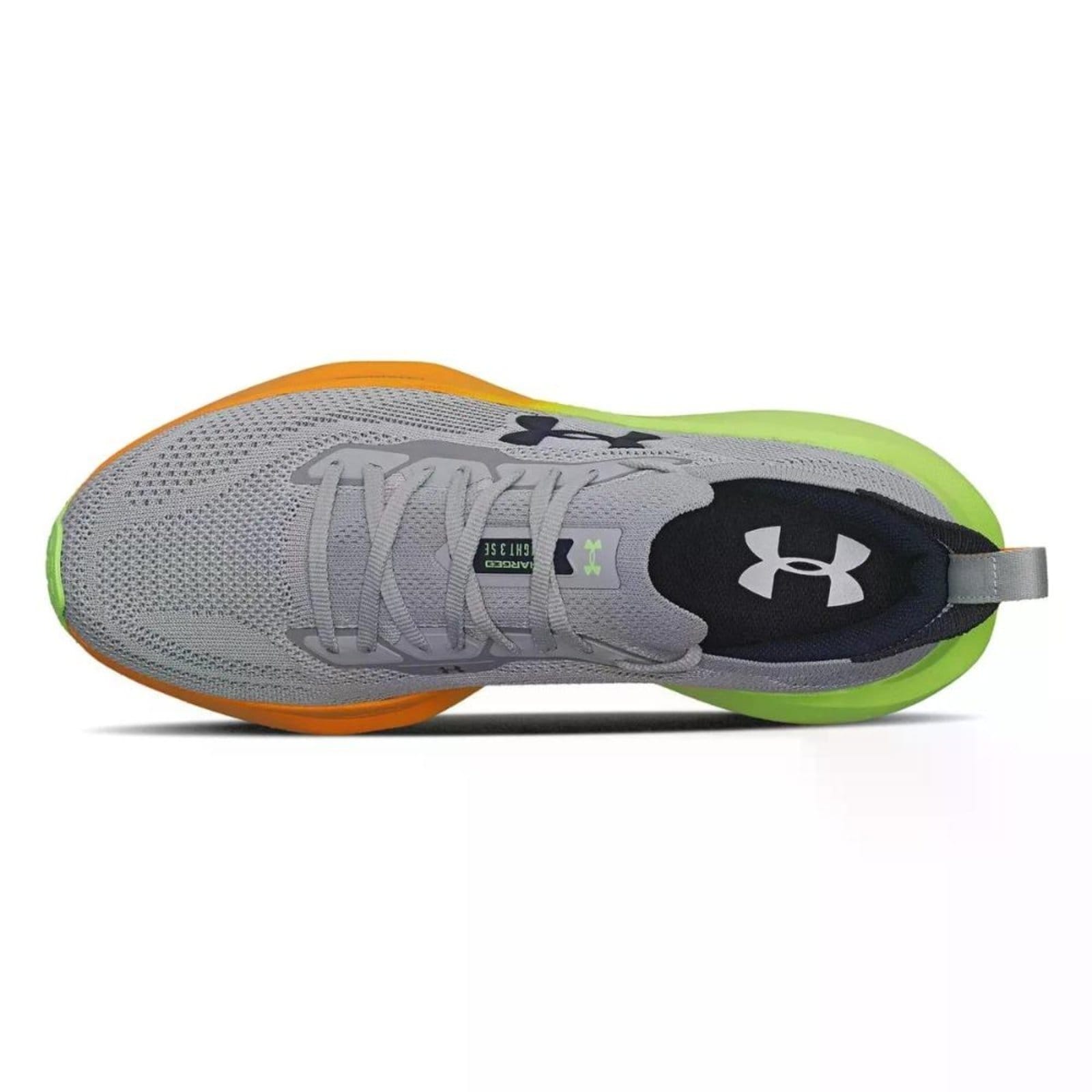 Vista 2 Tenis Masculino Running Under Armour Slight 3 Se 6009880-0 Cinza/Verde 38 Under Armour cinza verde