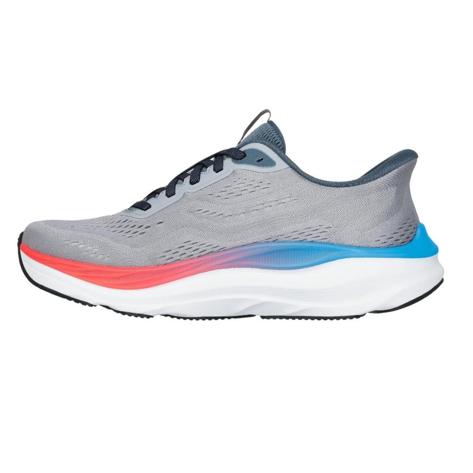 Vista 2 Tênis Skechers Max Run Masculino Skechers cinza