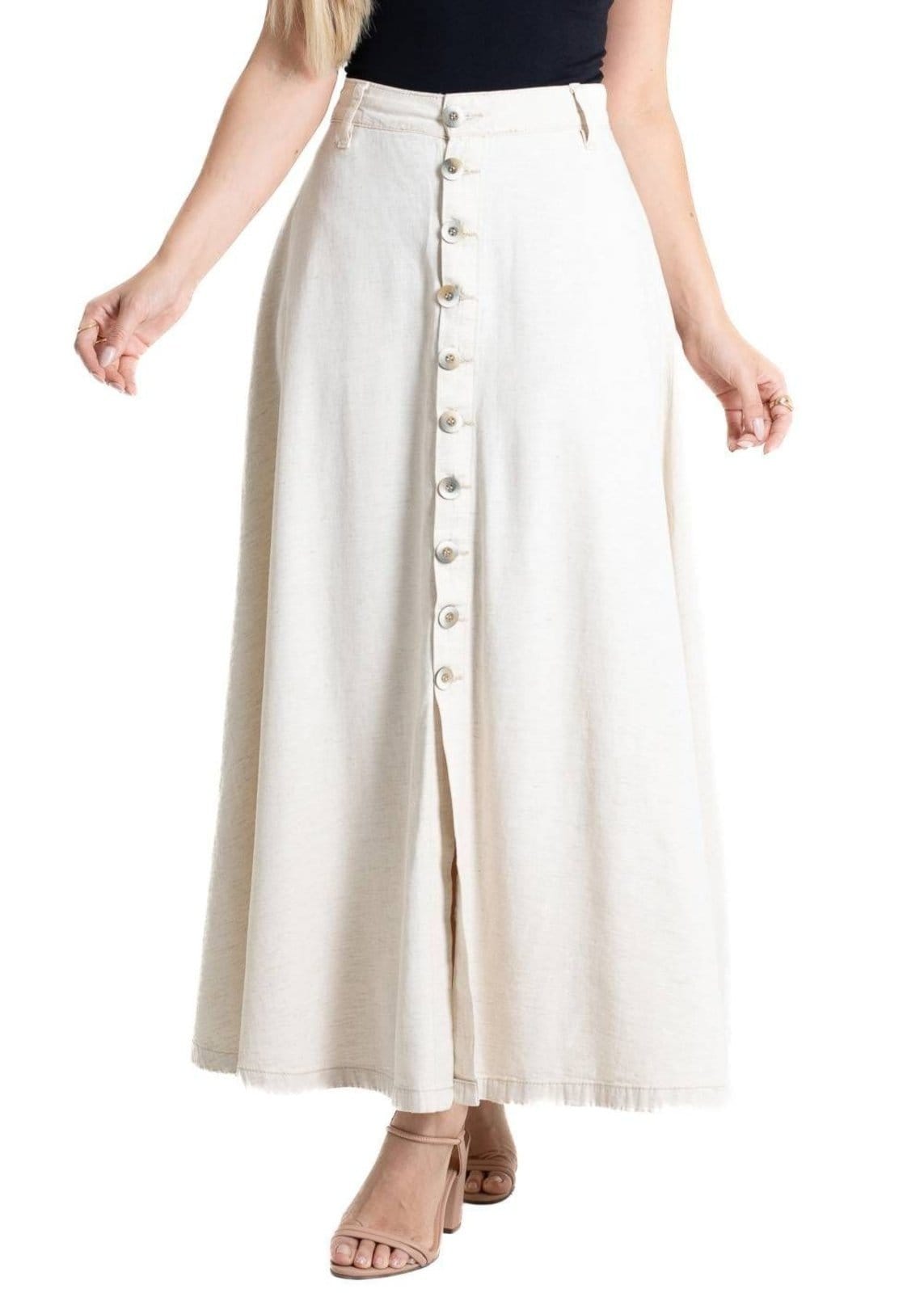 Saia Linho Sawary Midi - 280334