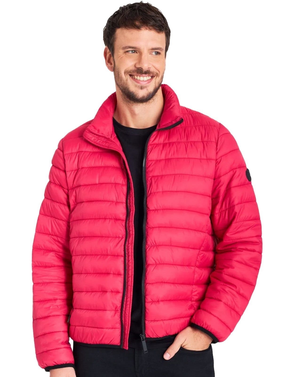 Vista principal Jaqueta Reserva Masculina Nylon Puffer Downtown Tag Vermelha Reserva vermelho