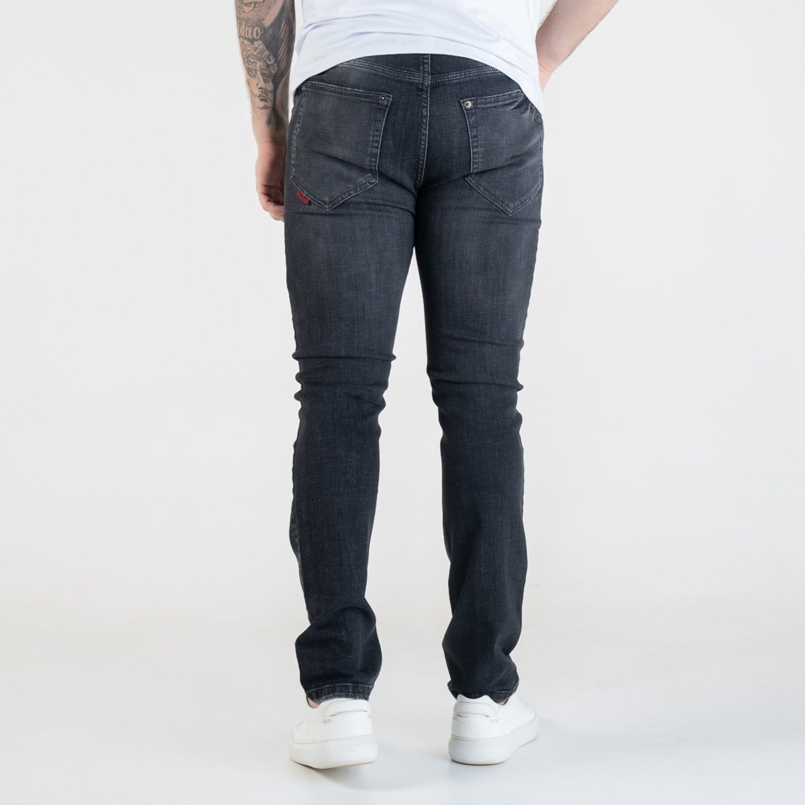 Vista 2 Calça Jeans Ellus Slim Zetex Preta Ellus preto