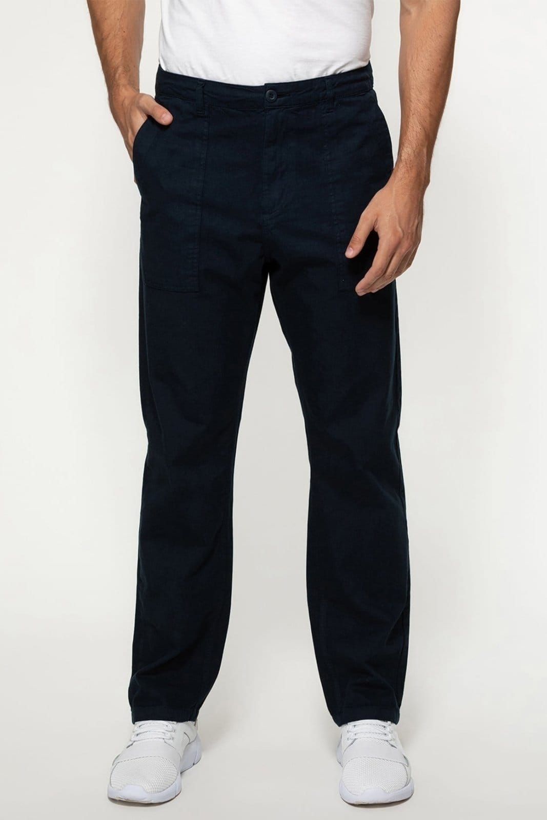 Calça Sarja Guess Regular Straight Bolso Escuro