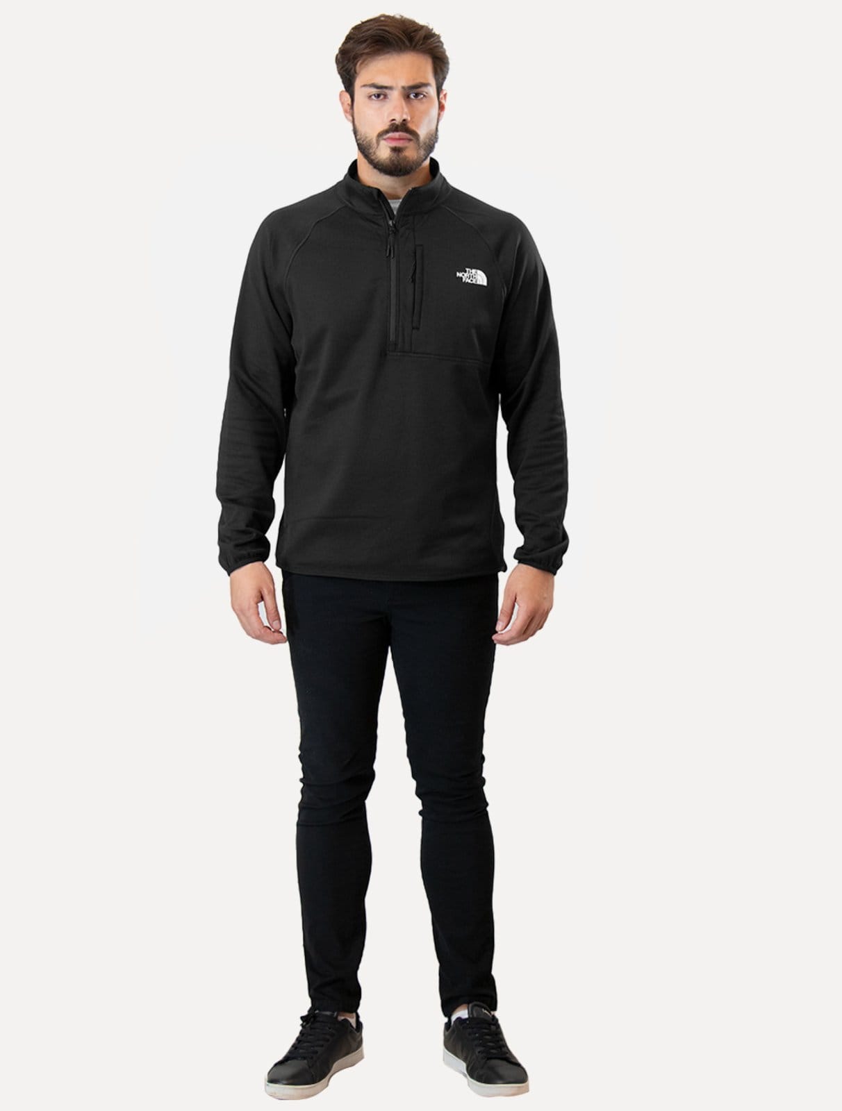 Vista 2 Blusa The North Face Masculina Fleece Canyonlands Half Zip Preta The North Face preto