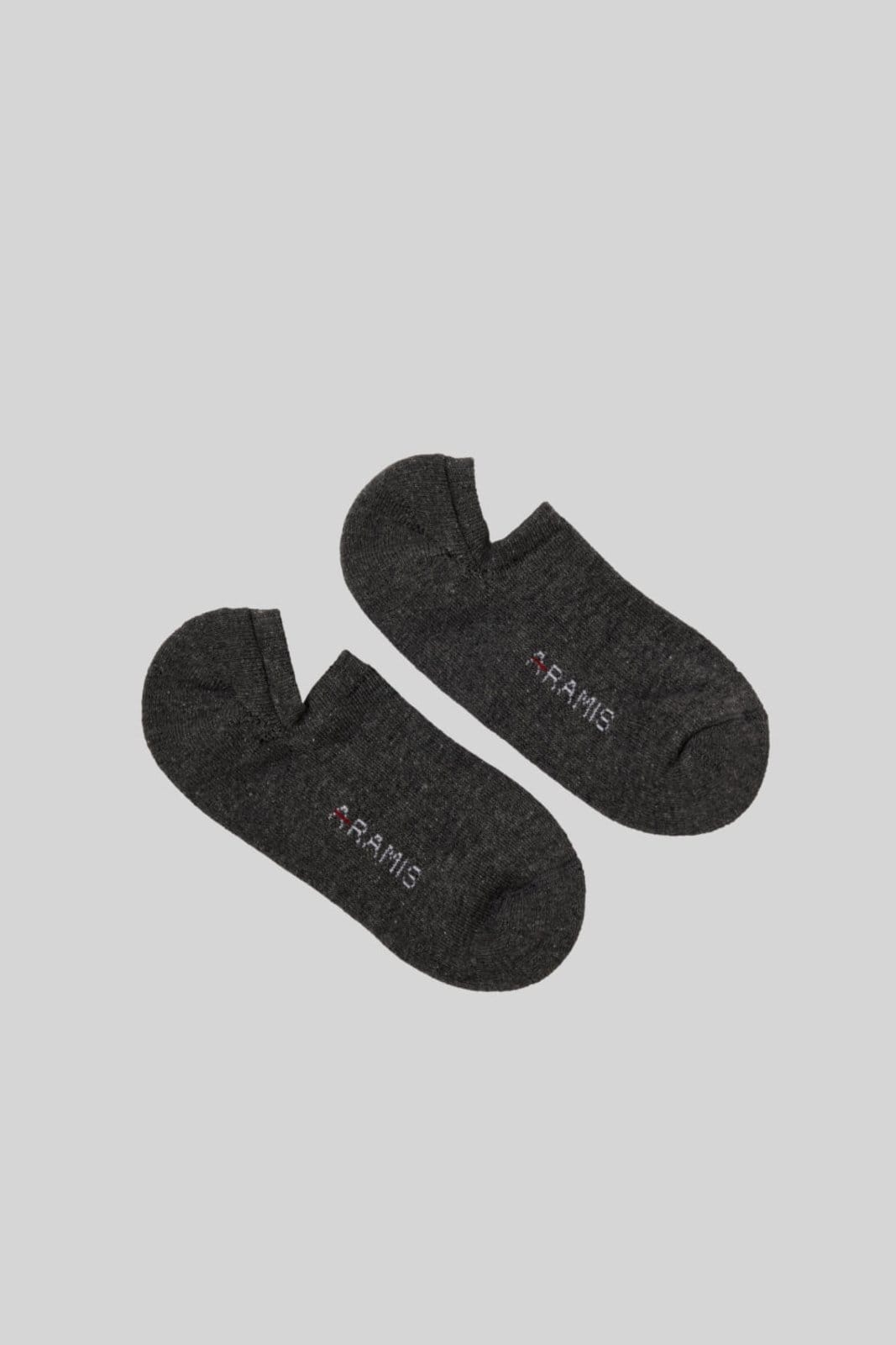 Meia Invisível Algodão Misto Cinza Mescla - UN