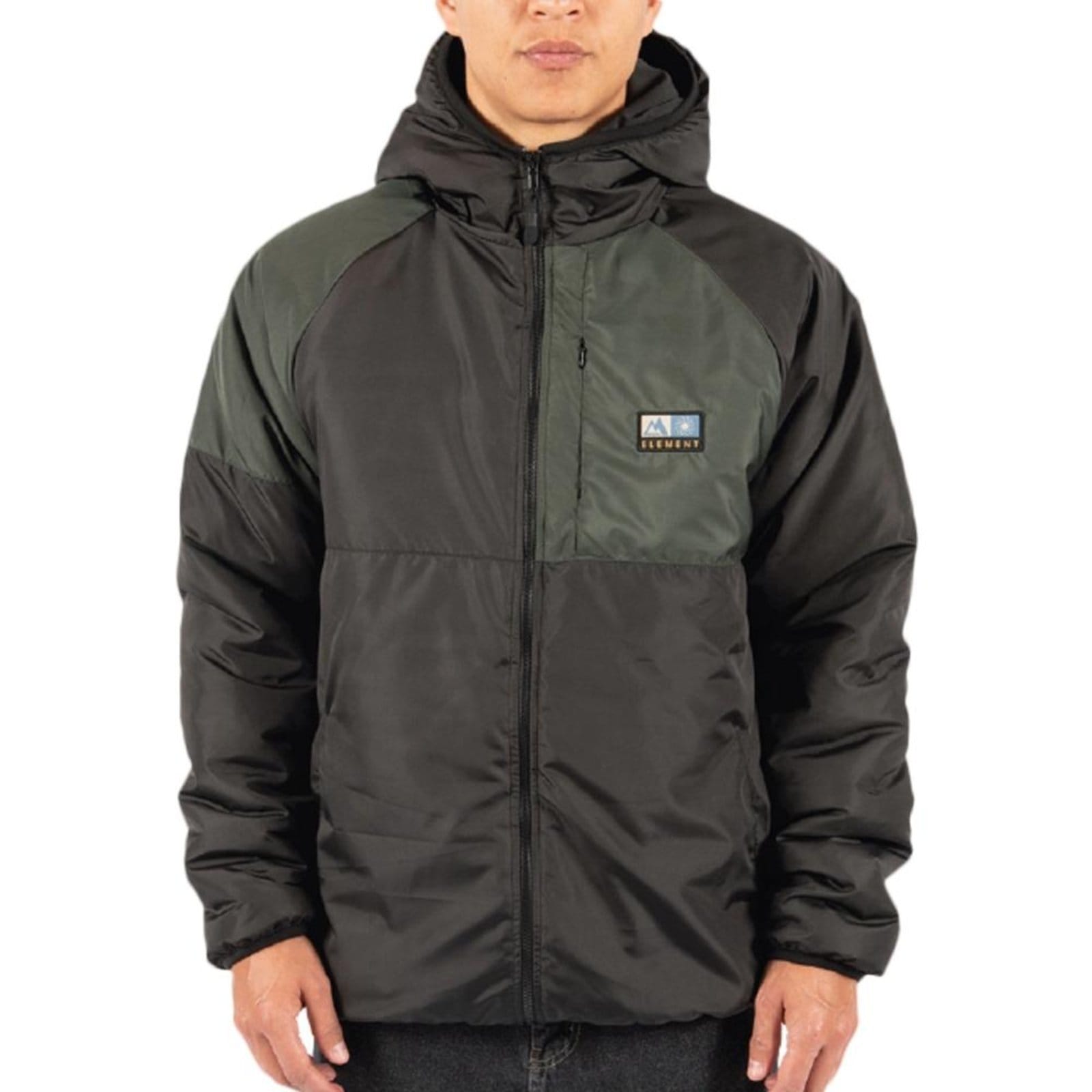 Jaqueta Element Wolfe ZH WT23 Masculina Preto/Verde