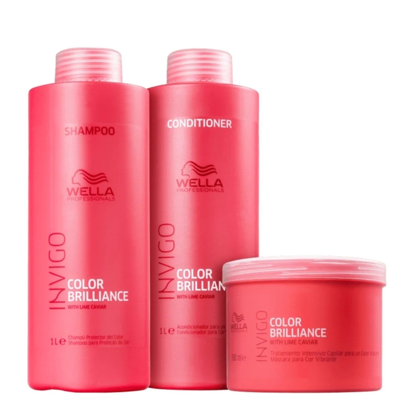 Kit Wella Professionals Invigo Color Brilliance Trio (3 Produtos)