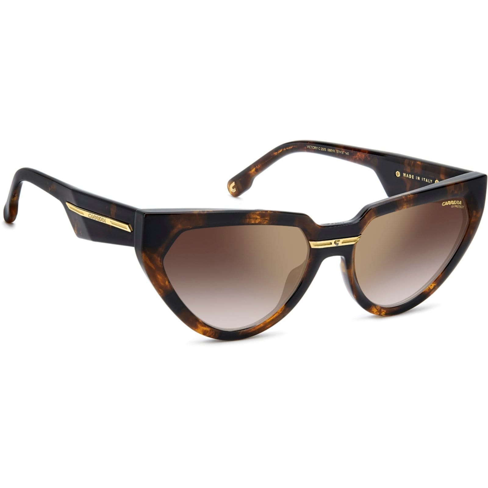 Vista 2 Óculos de Sol Carrera Victory C20S 086 57YK Feminino Carrera marrom