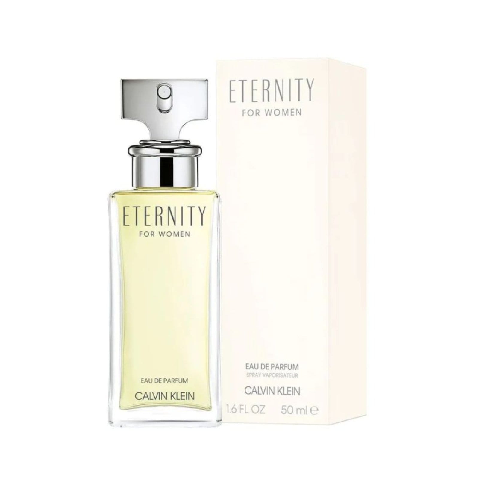 Vista 2 Perfume Calvin Klein Eternity Eau de Parfum Feminino Calvin Klein branco