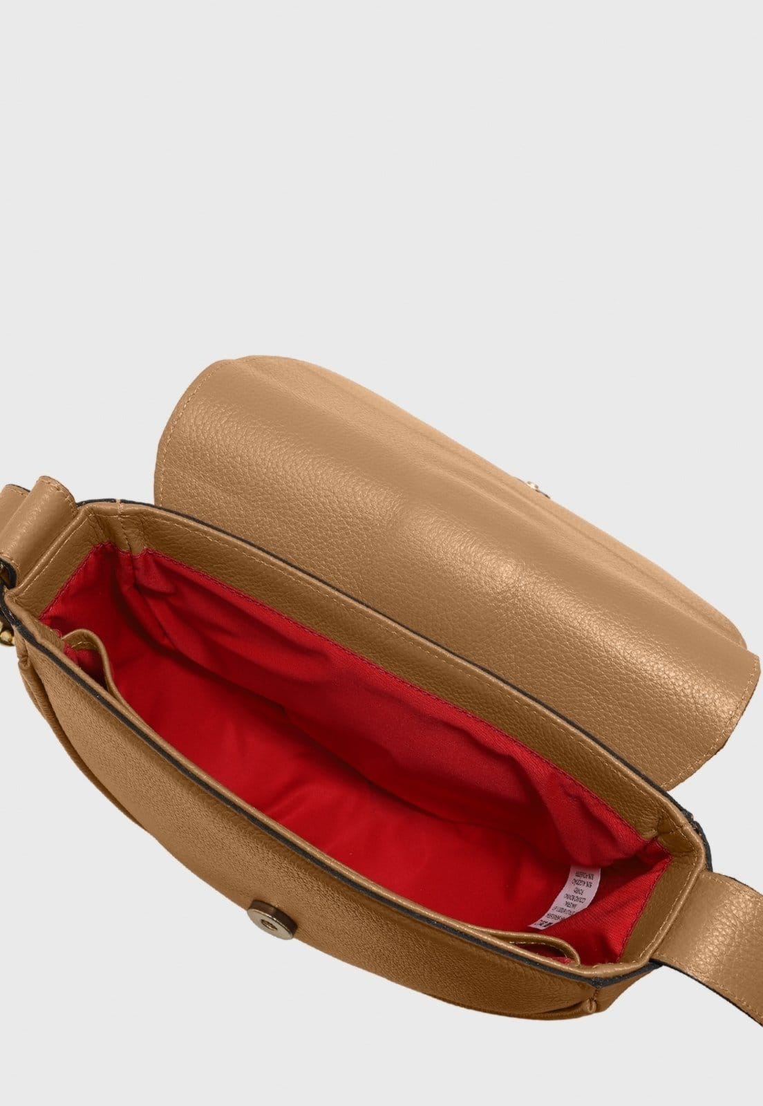 Vista 2 Bolsa Transversal Couro Mariart Olinda Avelã Mariart marrom