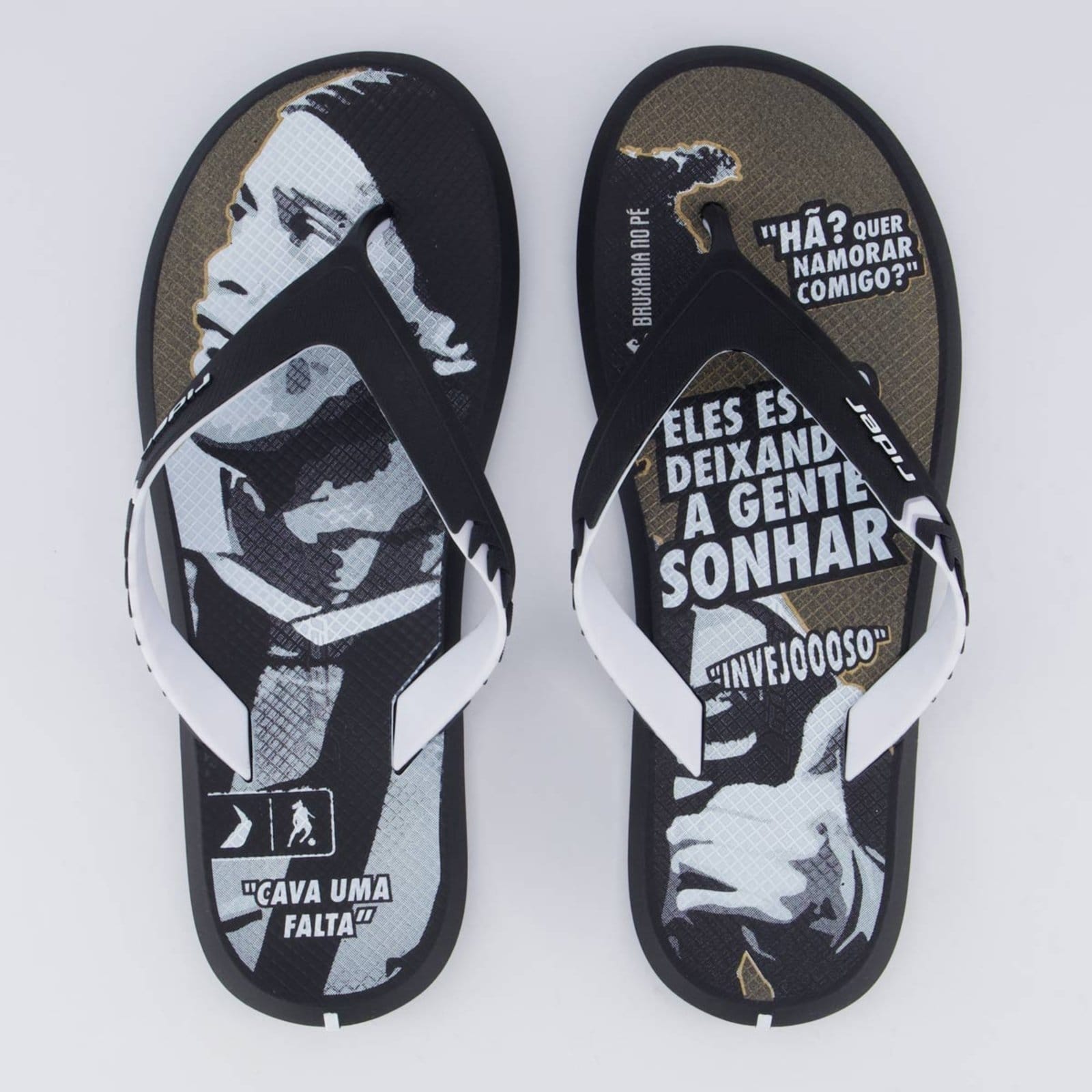 Chinelo Rider R1 Prime R10 e Cinza