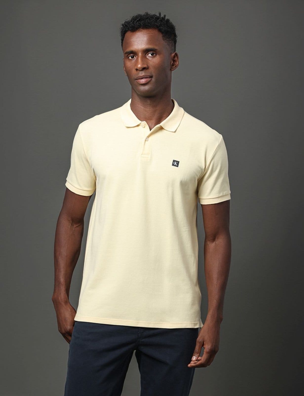 Polo Masculina Premium Calvin Klein Jeans Manteiga