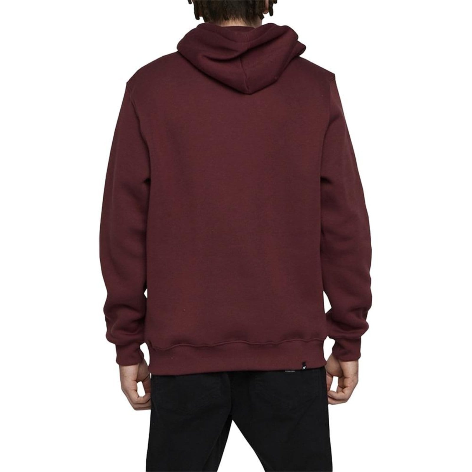 Vista 2 Moletom DC Shoes Canguru Baseline 305G WT24 Bordô DC Shoes vermelho