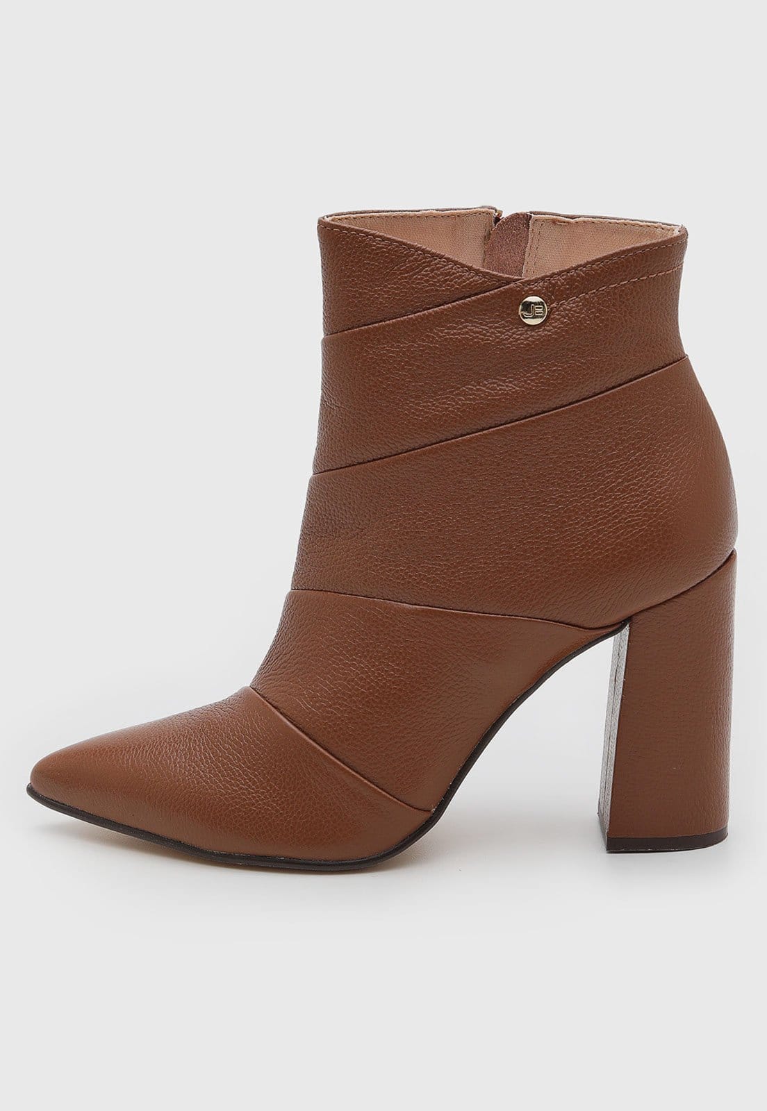 Bota Feminina Jorge Bischoff Salto Quadrado