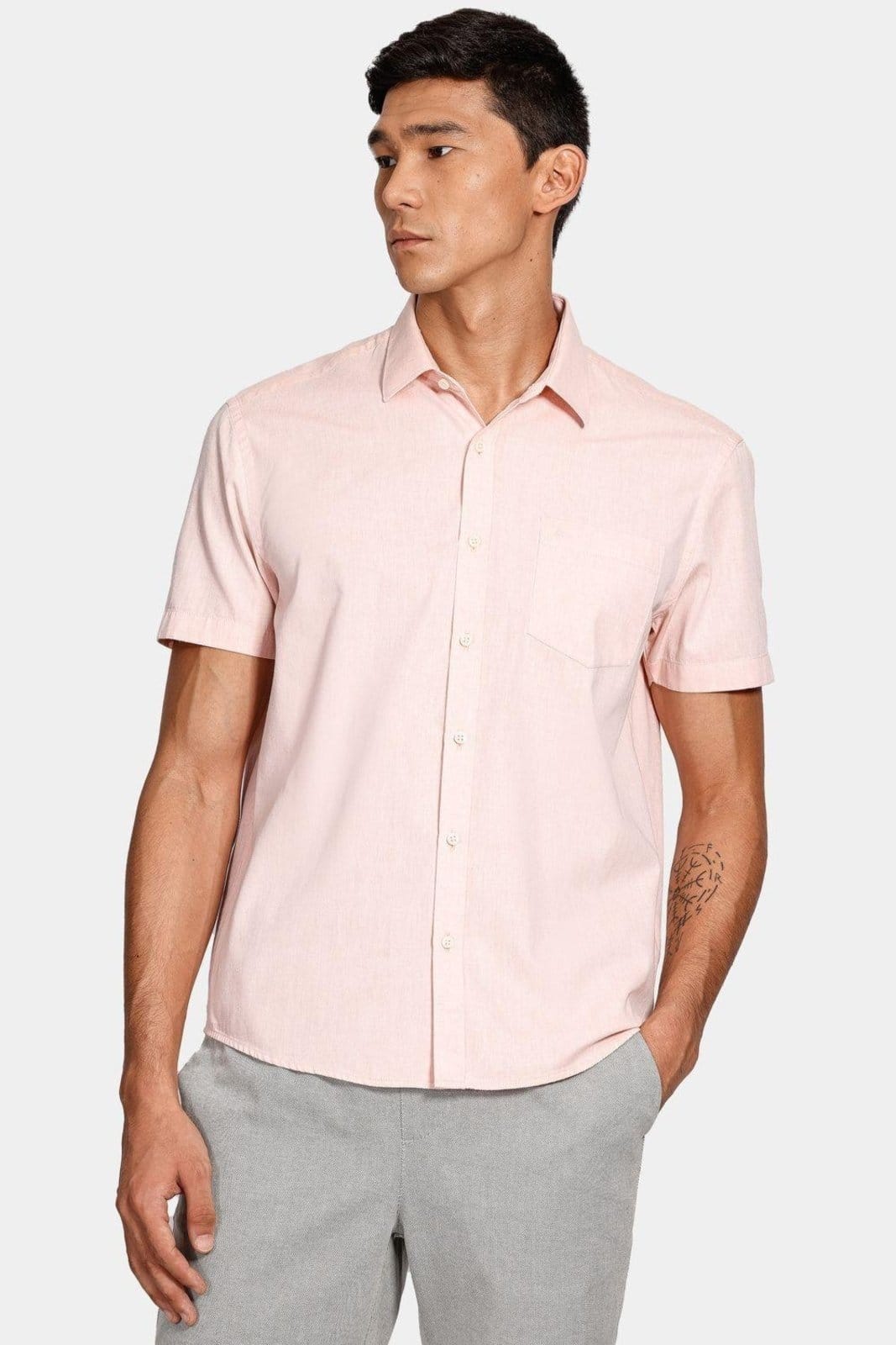 Camisa Aramis Manga Curta Regular Laranja