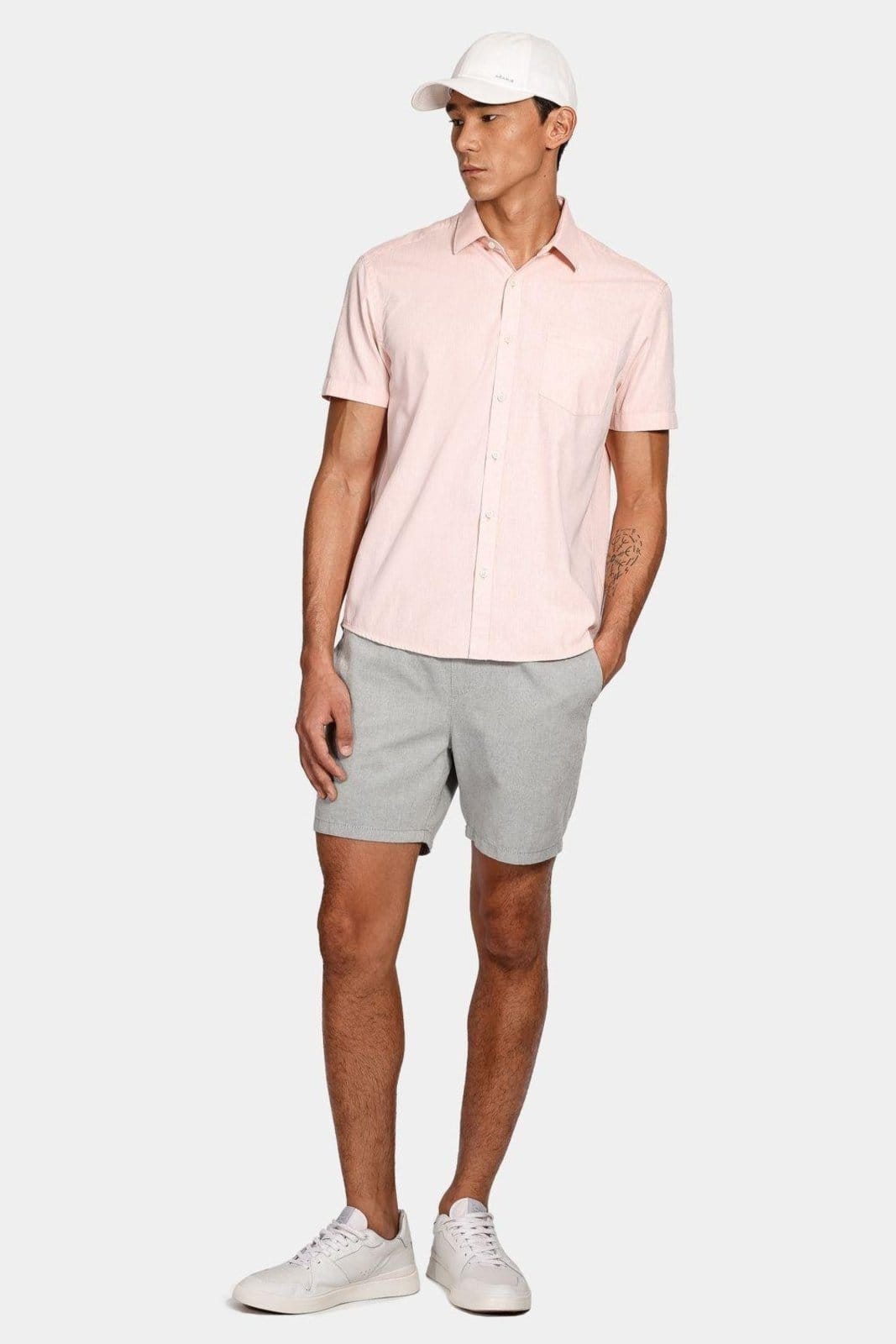 Vista 2 Camisa Aramis Manga Curta Regular Laranja Aramis incolor