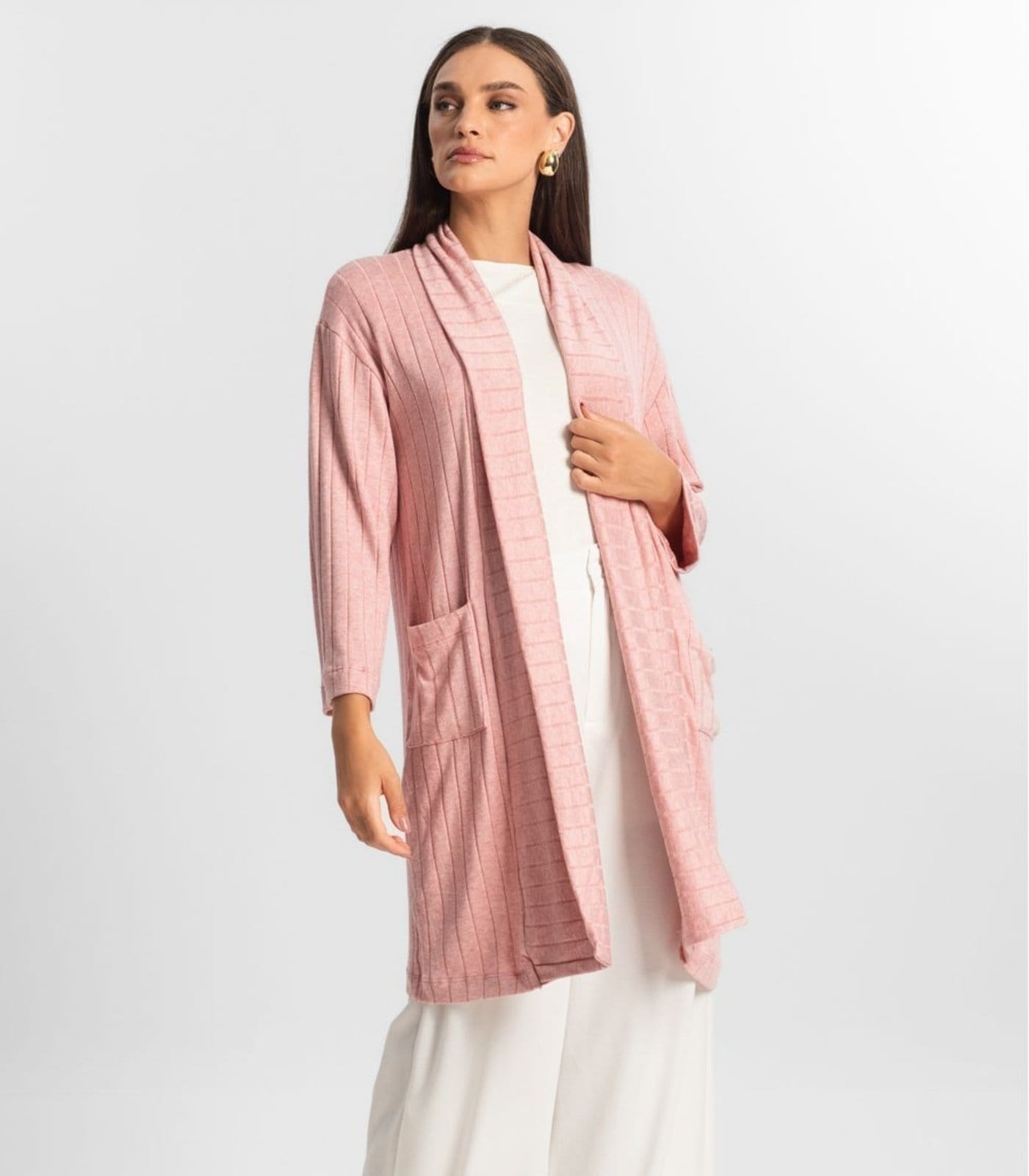 Cardigan Tricot Alongado Feminino Endless