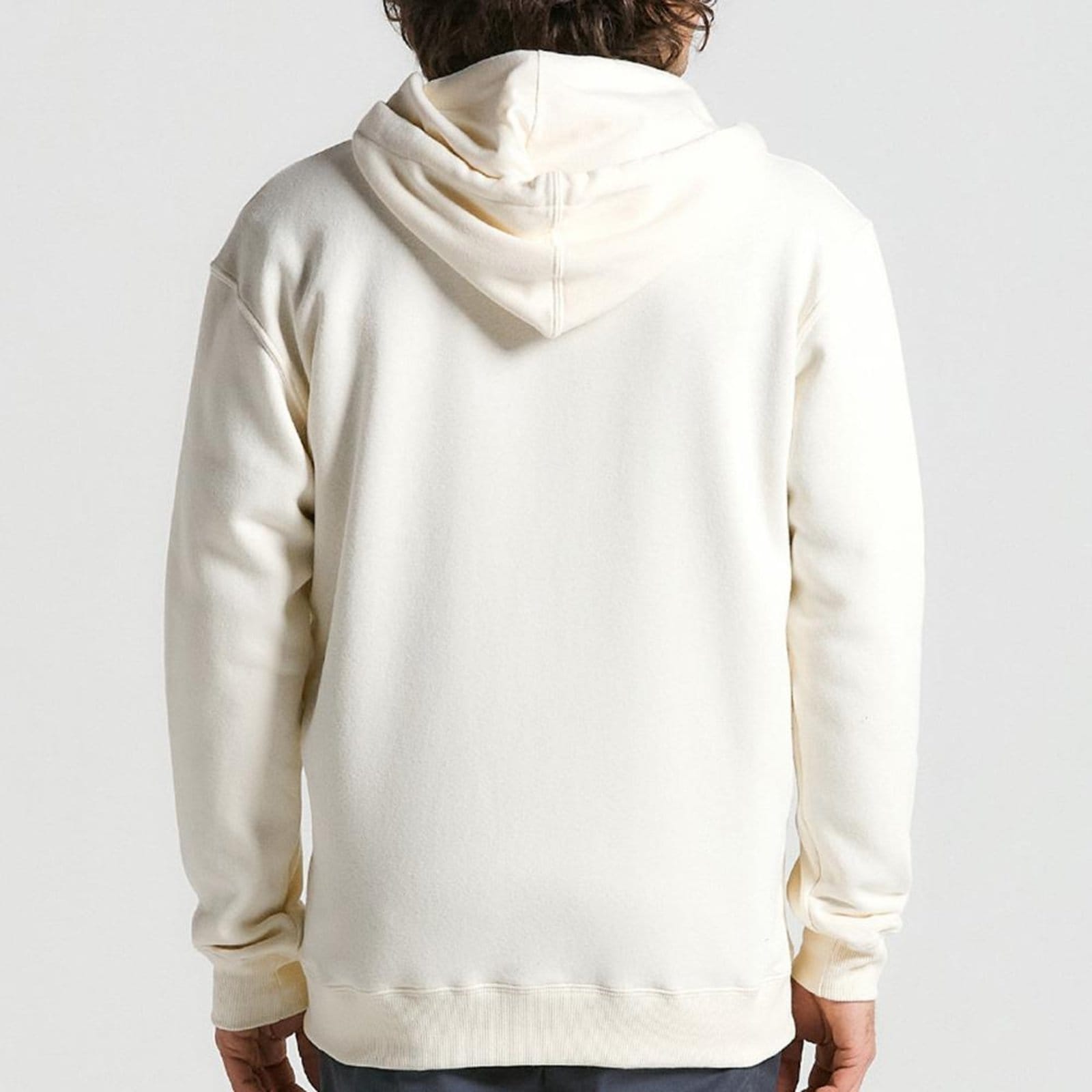 Vista 2 Moletom Volcom Aberto Iconic Stone WT25 Masculina Off White Volcom off-white white