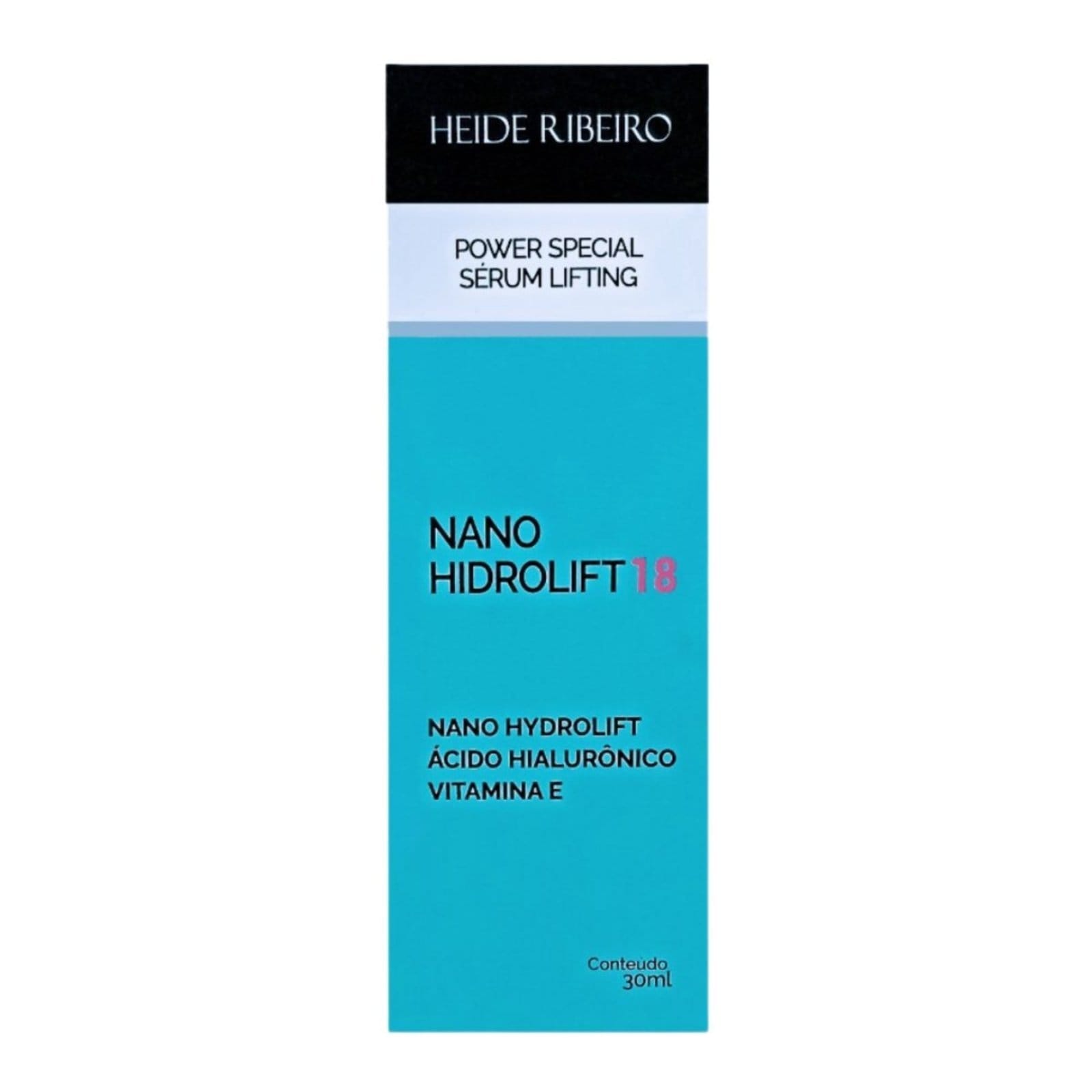 Vista 2 Sérum Nano Hydrolift 18 Heide Ribeiro Liftyng Tamanho: Heide Ribeiro incolor