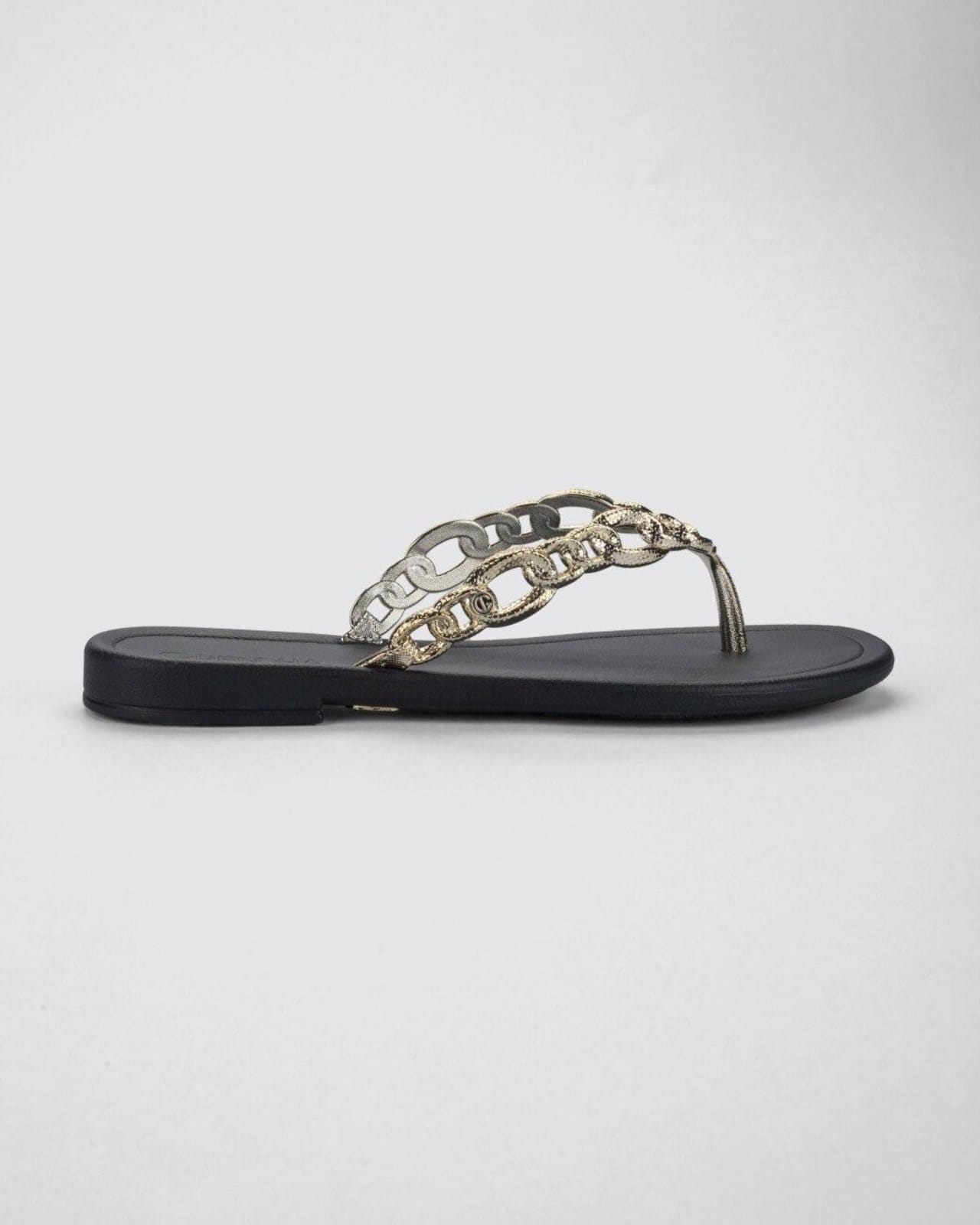 Vista principal Sandália Rasteira Feminina Adulta Grendha Todo Dia Divina GRENDHA preto