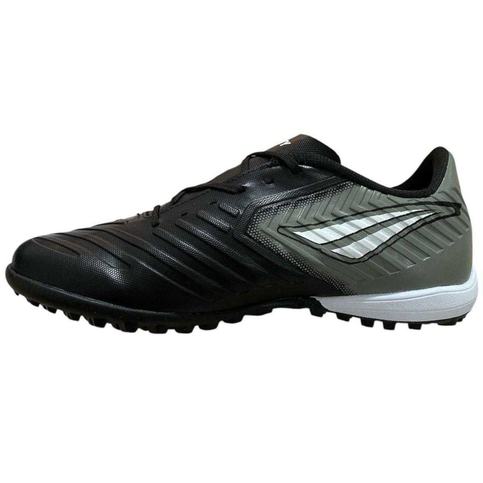 Vista 2 Chuteira Society Penalty Digital Y2 Penalty preto