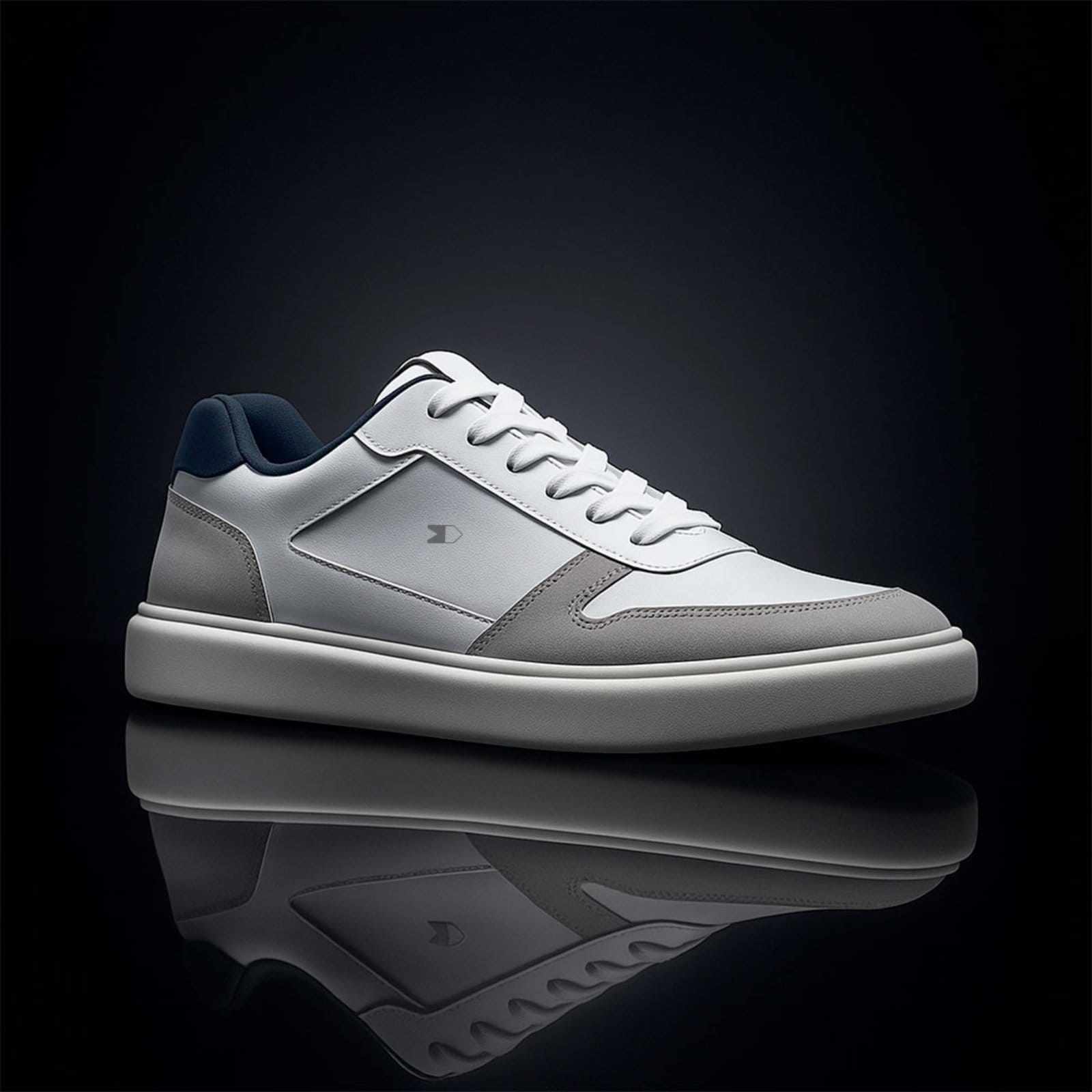 Vista 2 Tênis Sapatenis Masculino Sandrini Evoke Lite Couro Sandrini branco