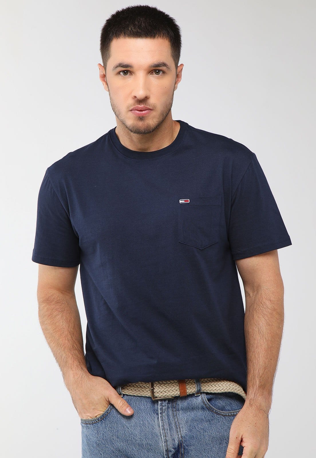 Camiseta Masculina Tommy Jeans TJM Washed Pocket Tee