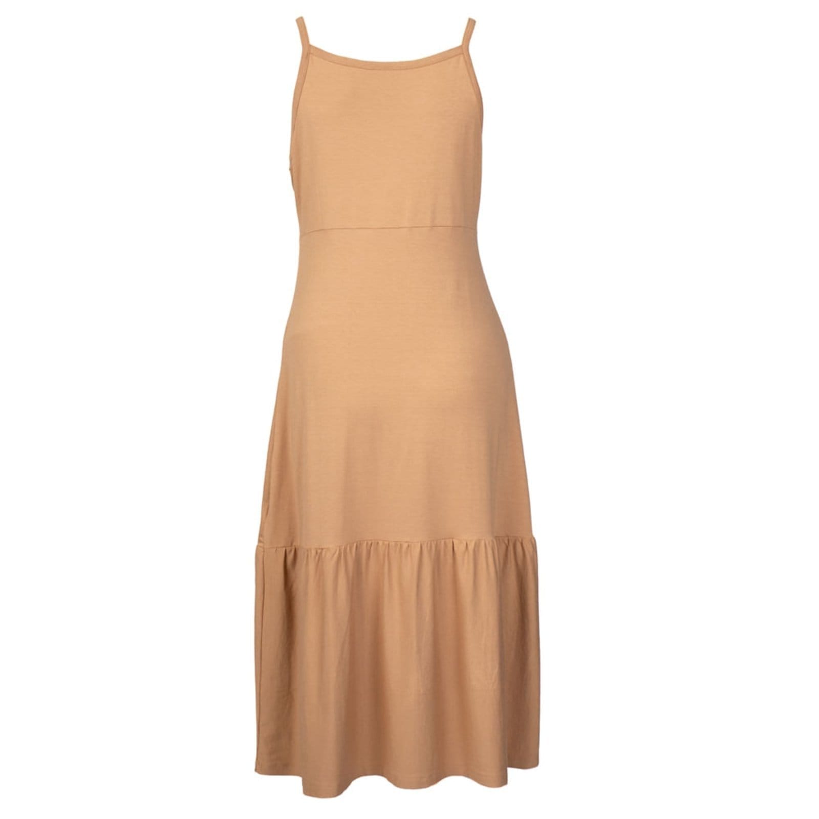 Vista 2 Vestido Midi Feminino Feliny Amarração Feliny caramelo