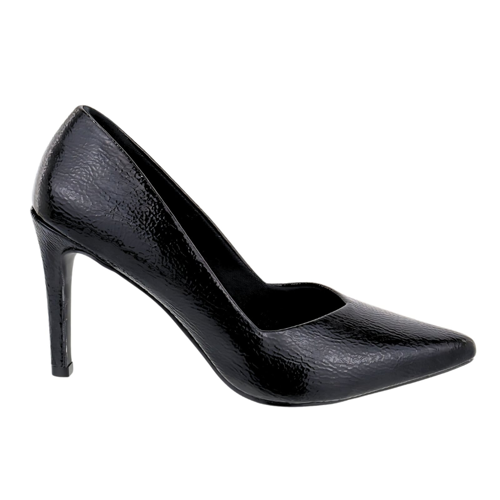 Scarpin Feminino Verniz Molhado Salto Alto